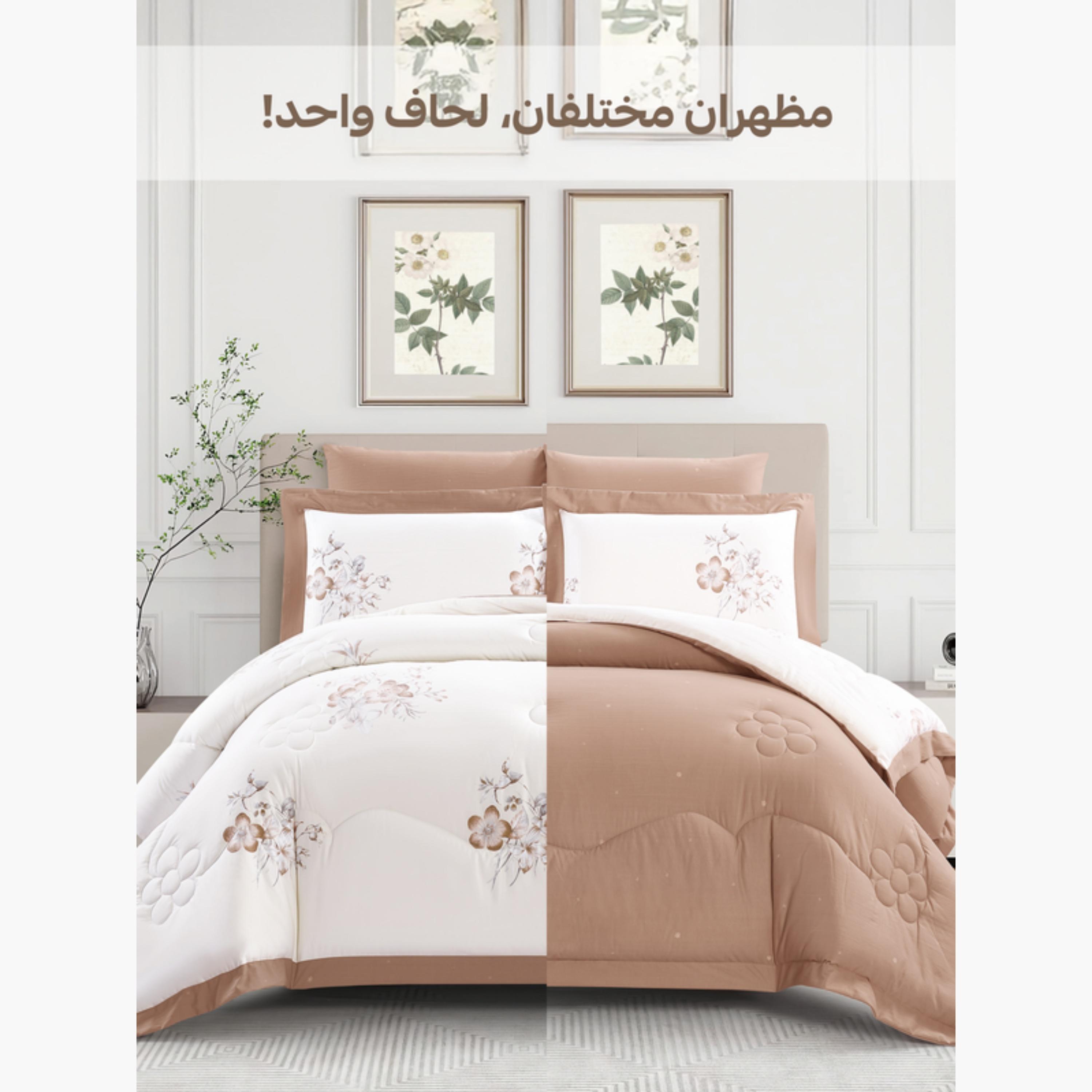 Floral Printed Double Comforter Set-household-bedding-comfortersandbedspreads-comforters-image-6