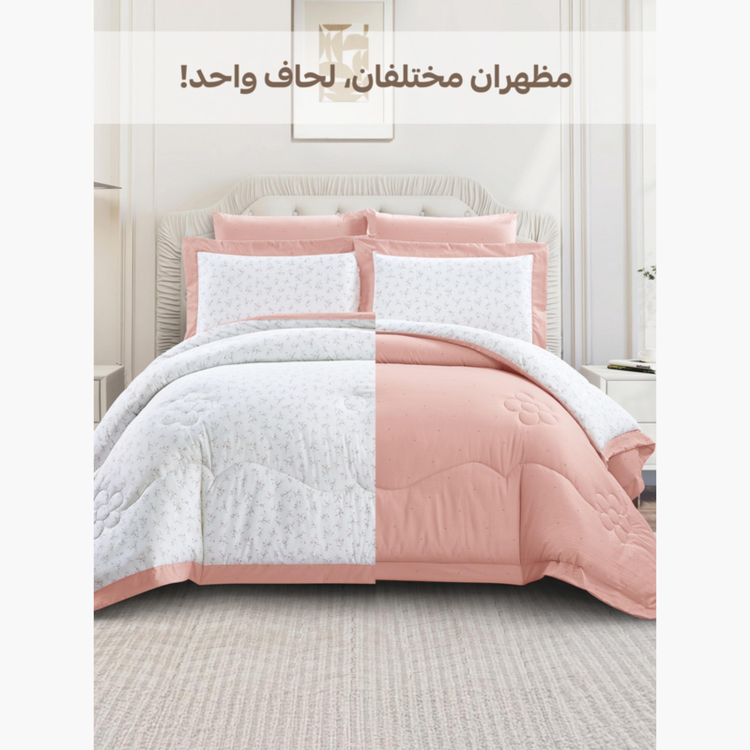 Floral Printed Double Comforter Set-household-bedding-comfortersandbedspreads-comforters-image-7