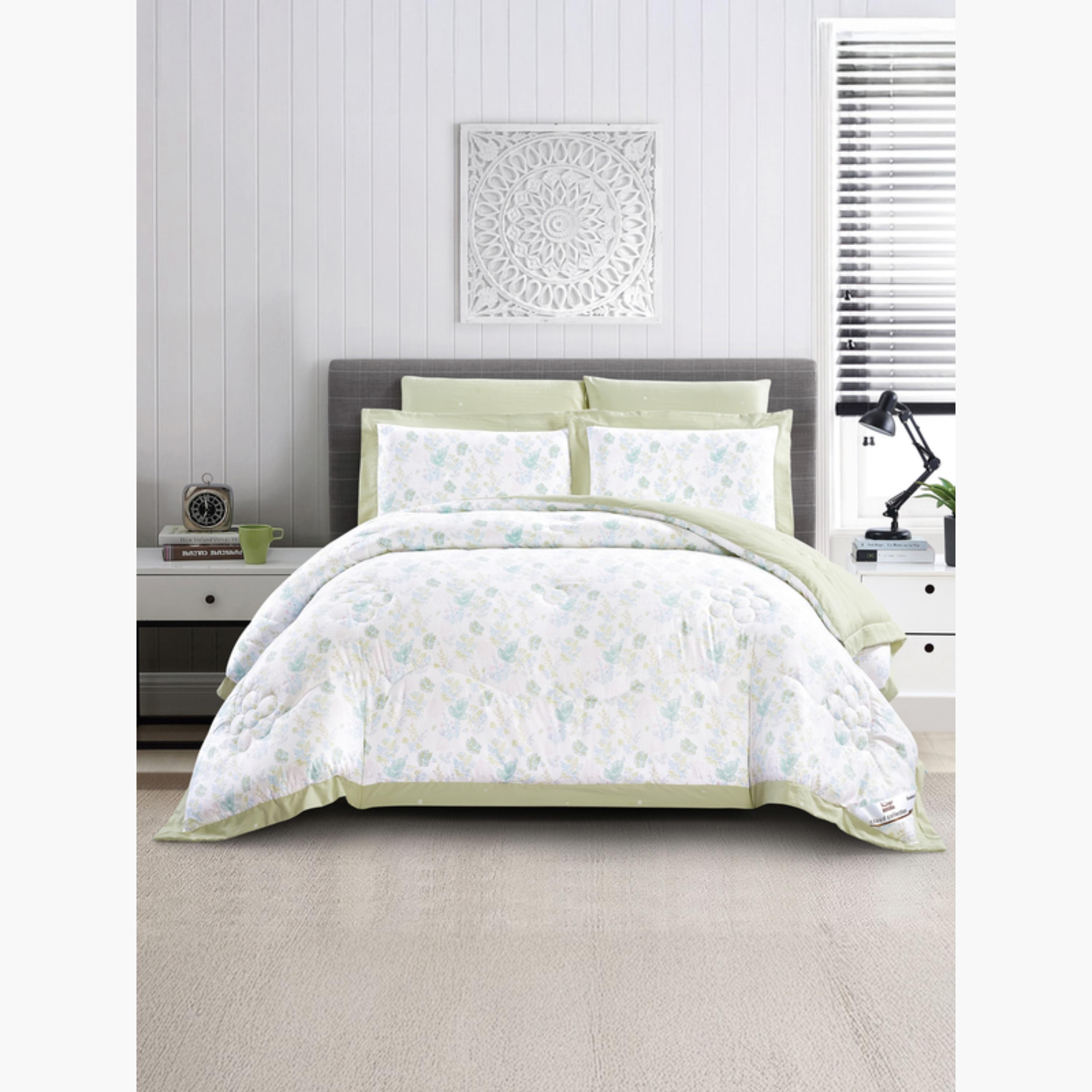 طقم لحاف مزدوج بطبعة زهور-household-bedding-comfortersandbedspreads-comforters-image-87