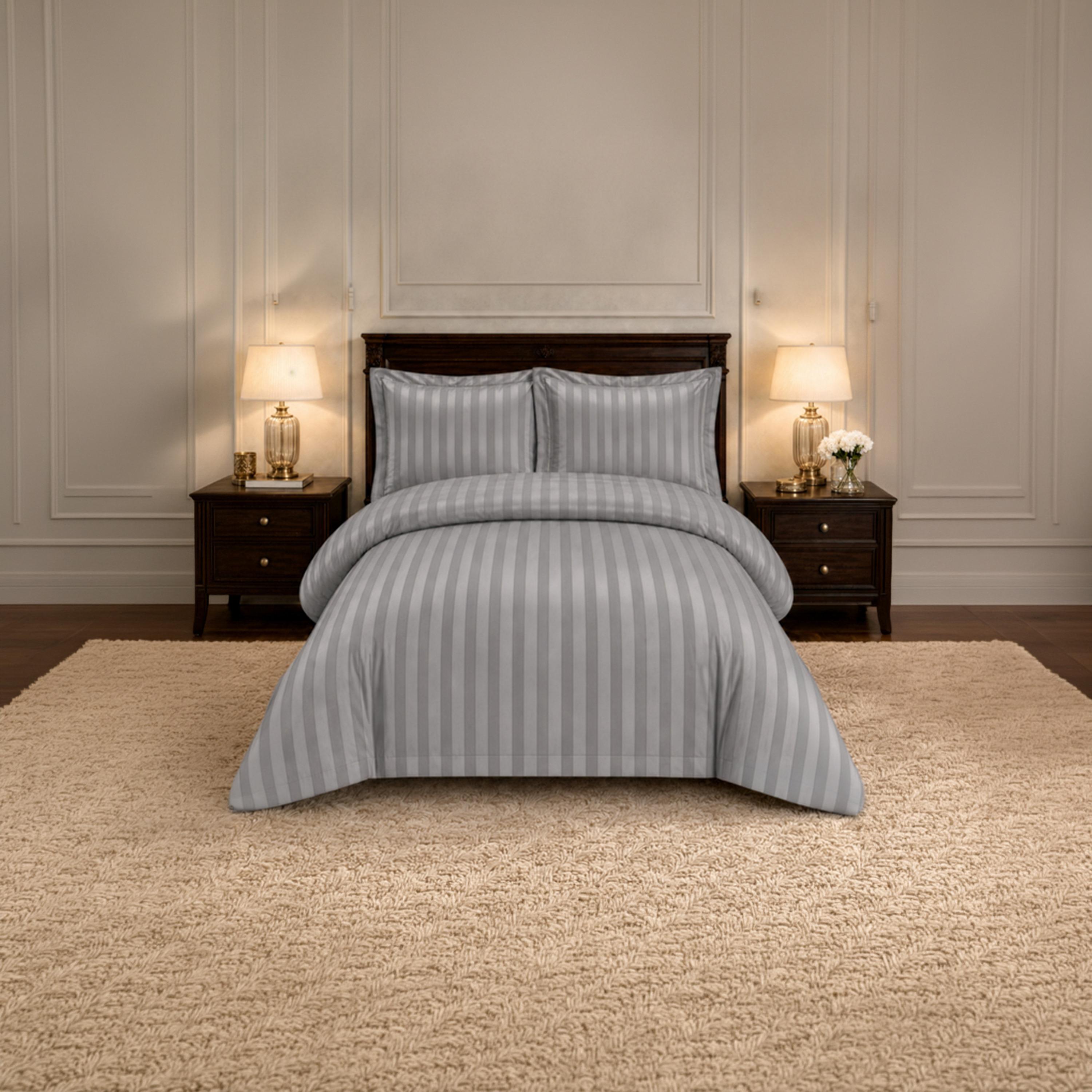 Donetella Queen Printed Side Zippers Duvet Set - 170X230 Cm-household-bedding-duvetandcovers-duvets-image-15