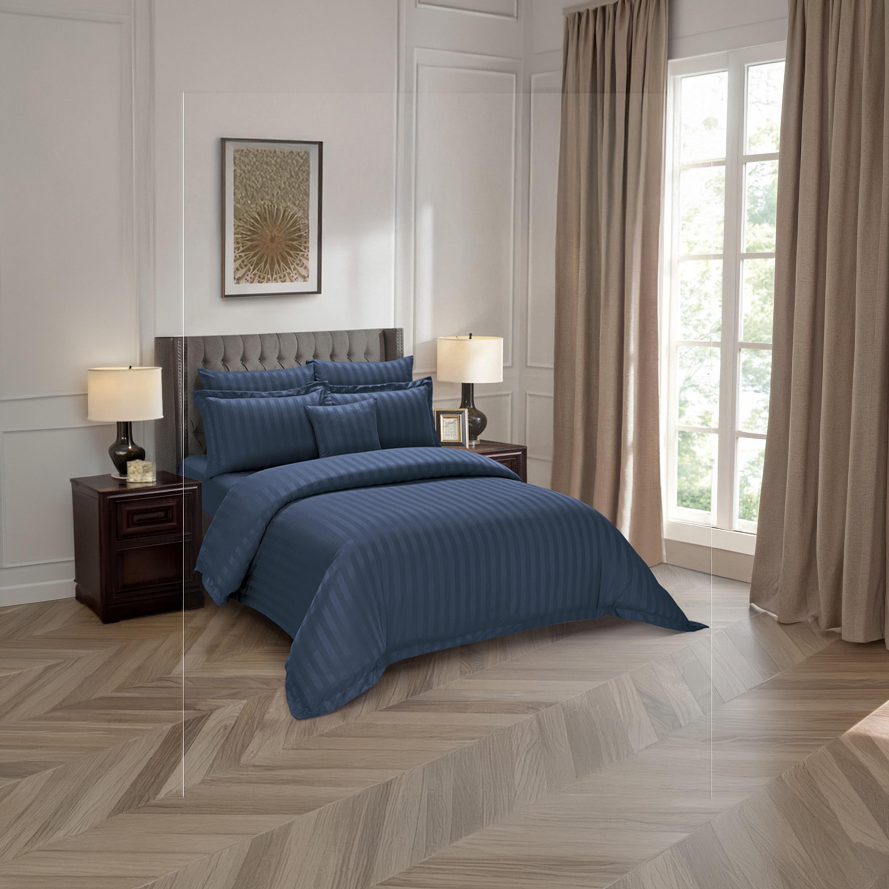 طقم غطاء لحاف دونيتيلا سوبر كينج مطبوع بسحابات جانبية - 260 × 240 سم-household-bedding-duvetandcovers-duvets-image-2