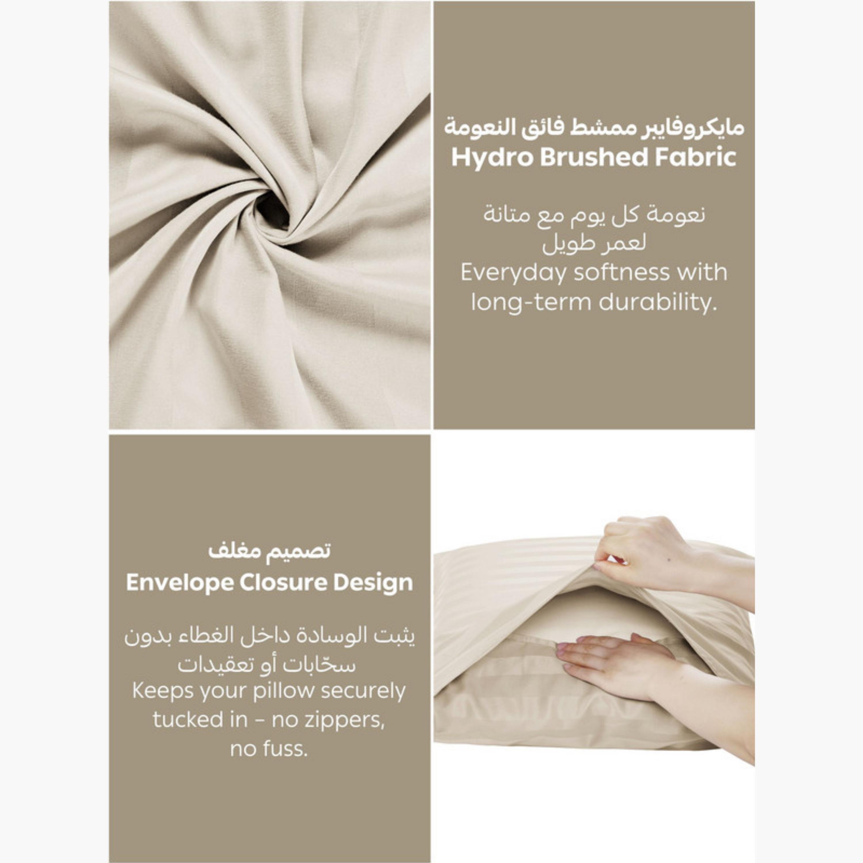 Striped Fitted Sheet Set-household-bedding-sheetsandpillowcases-fittedsheets-image-6