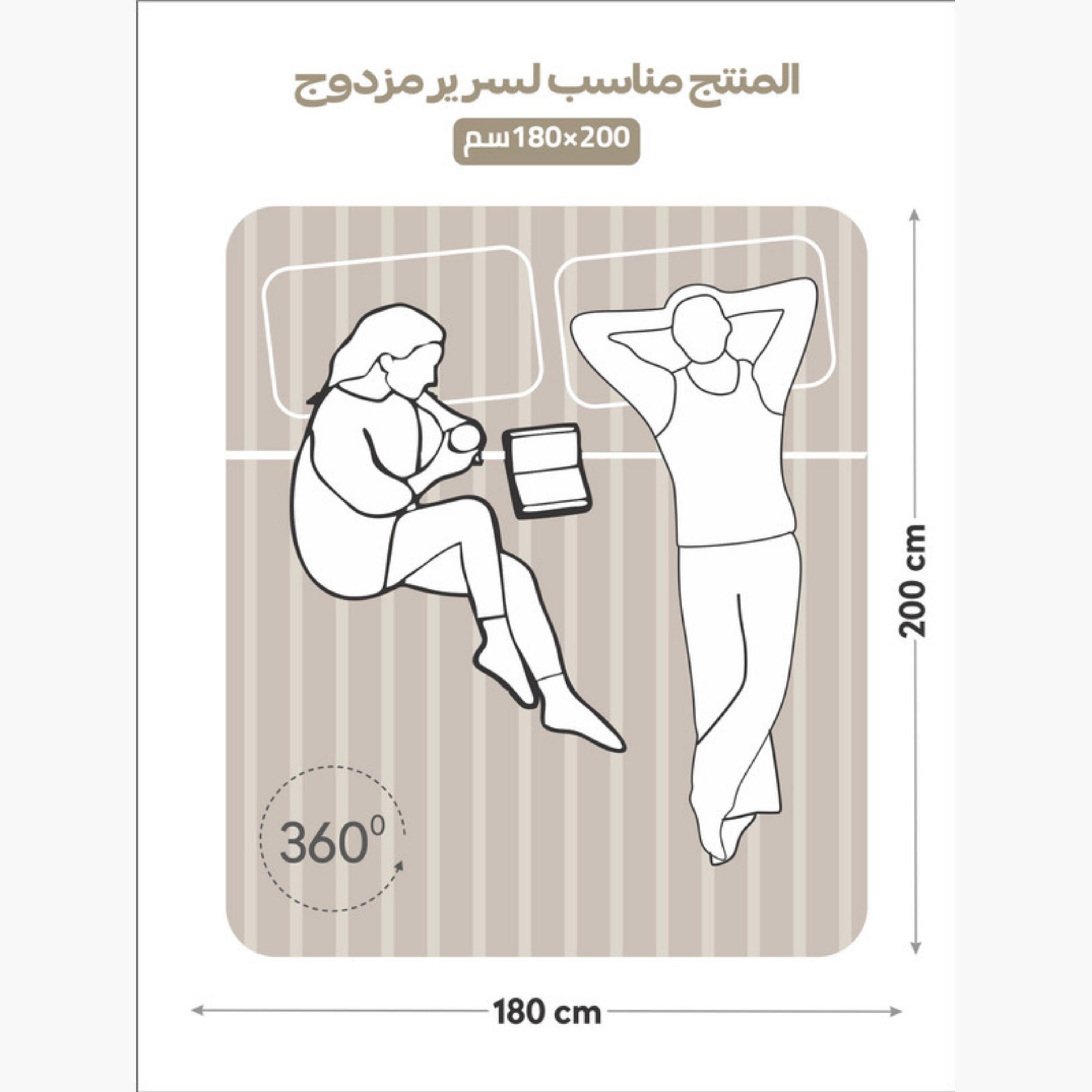 طقم شرشف مطاطي مخطط-household-bedding-sheetsandpillowcases-fittedsheets-image-48
