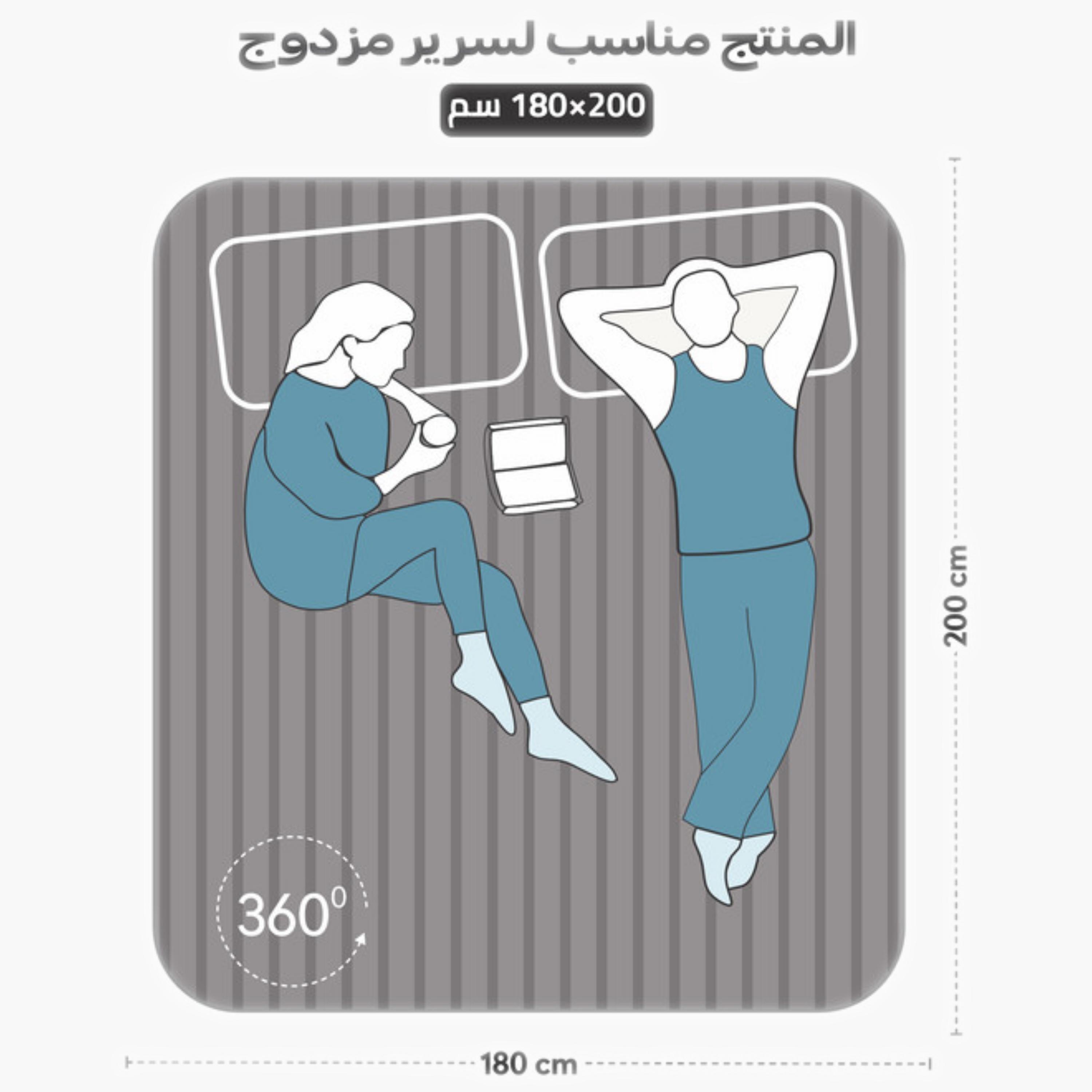 طقم شرشف مطاطي مخطط-household-bedding-sheetsandpillowcases-fittedsheets-image-50