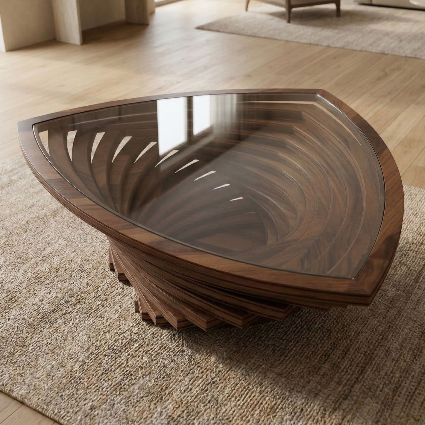 Shop Midas Glass Top Coffee Table | Homecentre UAE
