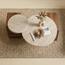 Supreme 2-Piece Travertine Top and Walnut Base Coffee Table Set-InfluencerCodes_Ramadan26_All_20012026-image-3