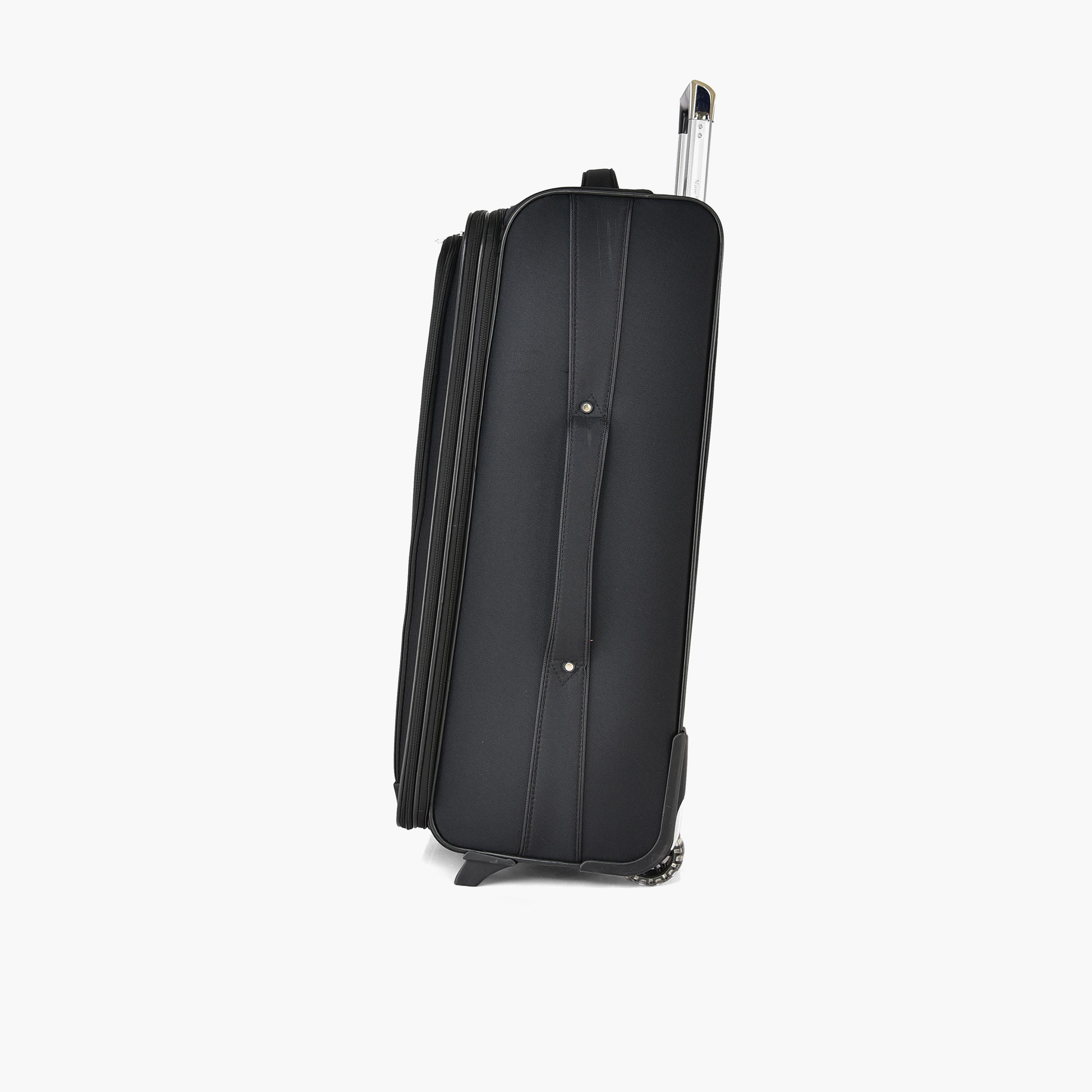 طقم من 4 شنط سفر بعجلتين دوارتين جوانب بوليستر طرية  قفل برقم سري-travel-luggagesandbags-luggage-image-10