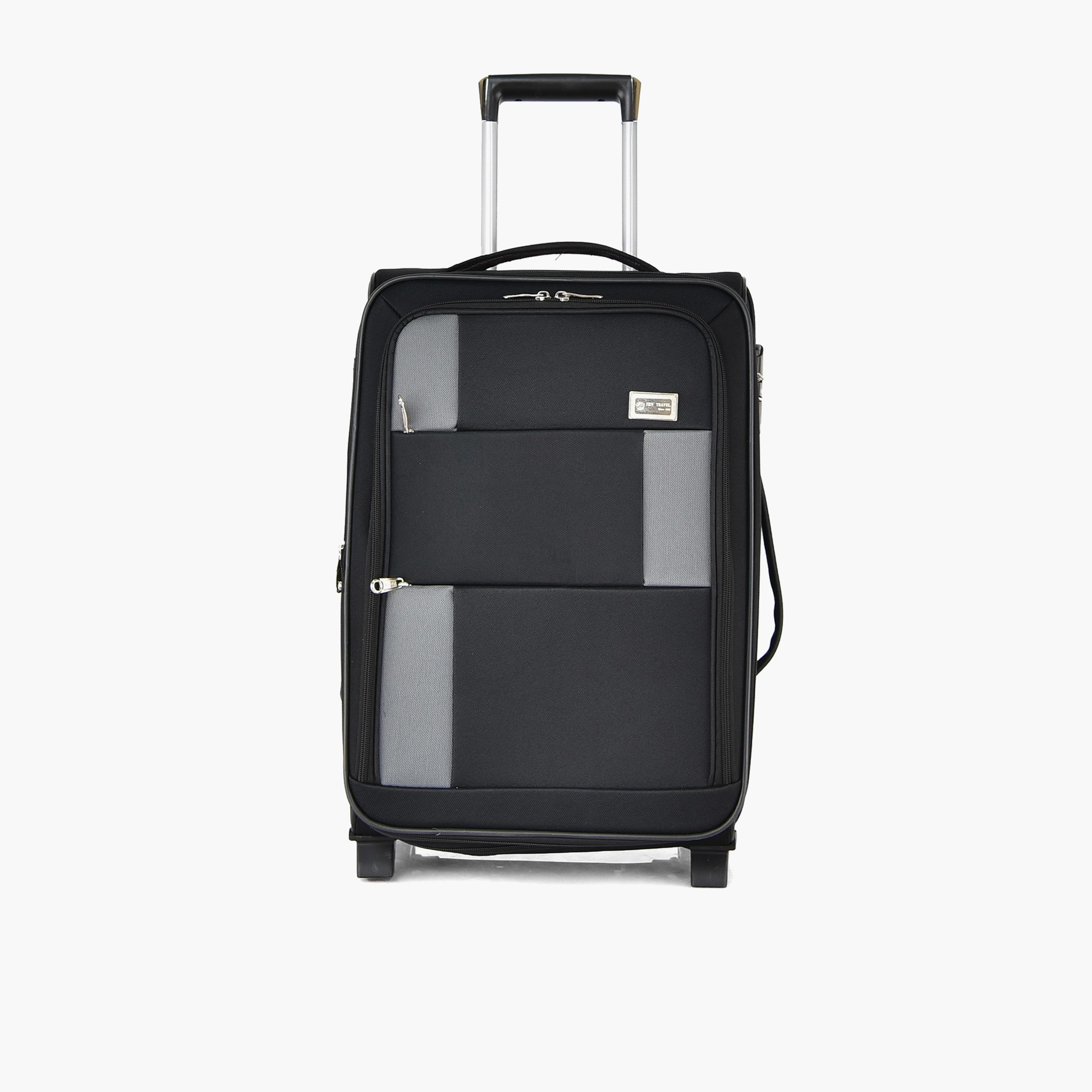 طقم من 4 شنط سفر بعجلتين دوارتين جوانب بوليستر طرية  قفل برقم سري-travel-luggagesandbags-luggage-image-6