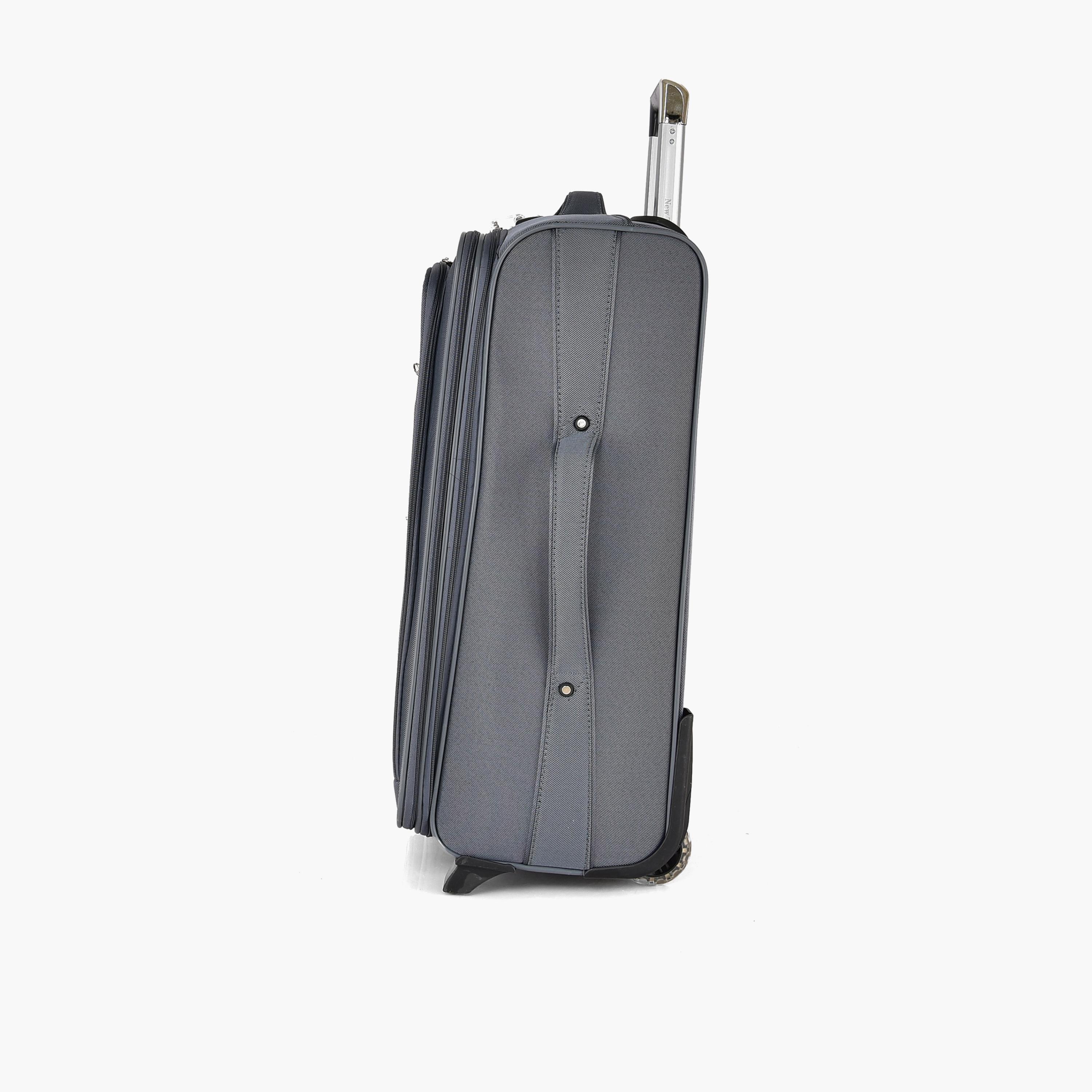 طقم من 4 شنط سفر بعجلتين دوارتين جوانب بوليستر طرية  قفل برقم سري-travel-luggagesandbags-luggage-image-10