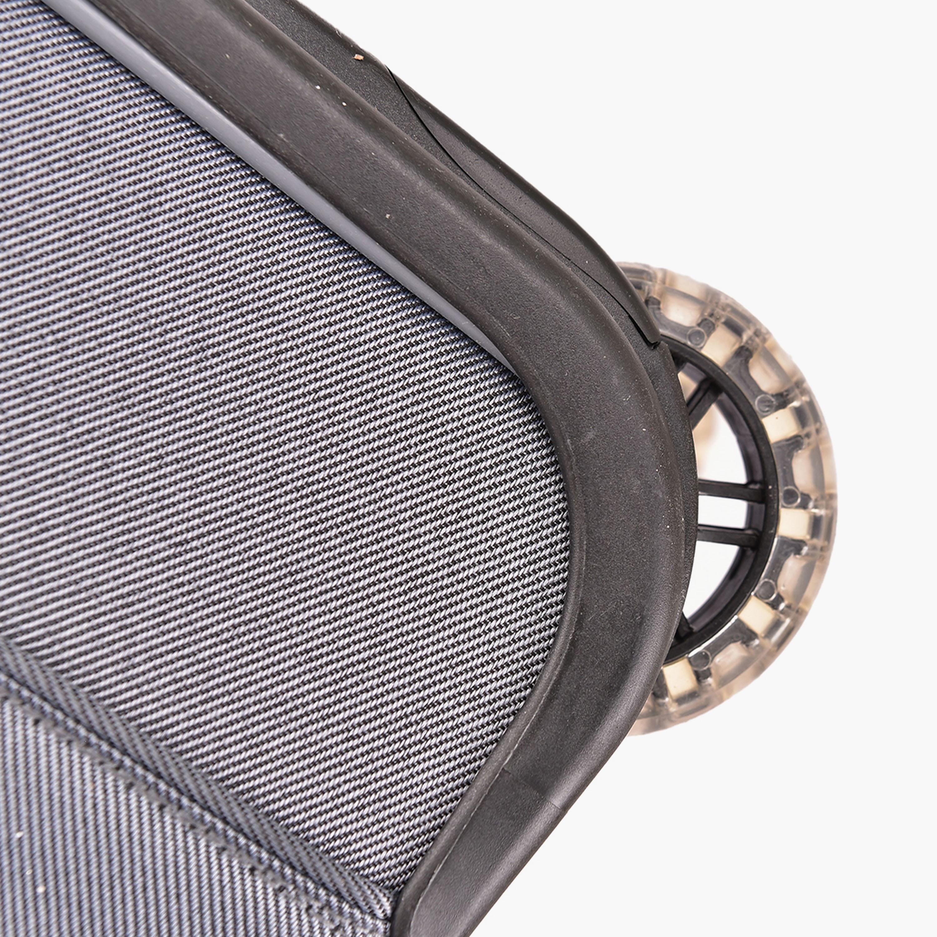 طقم من 4 شنط سفر بعجلتين دوارتين جوانب بوليستر طرية  قفل برقم سري-travel-luggagesandbags-luggage-image-12