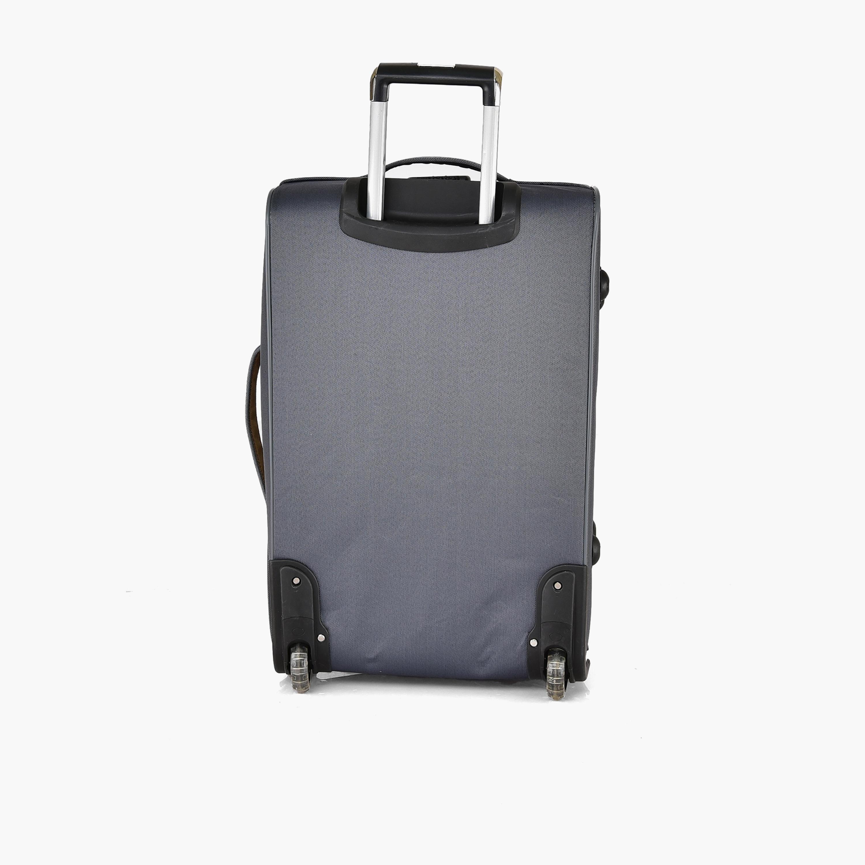 طقم من 4 شنط سفر بعجلتين دوارتين جوانب بوليستر طرية  قفل برقم سري-travel-luggagesandbags-luggage-image-9