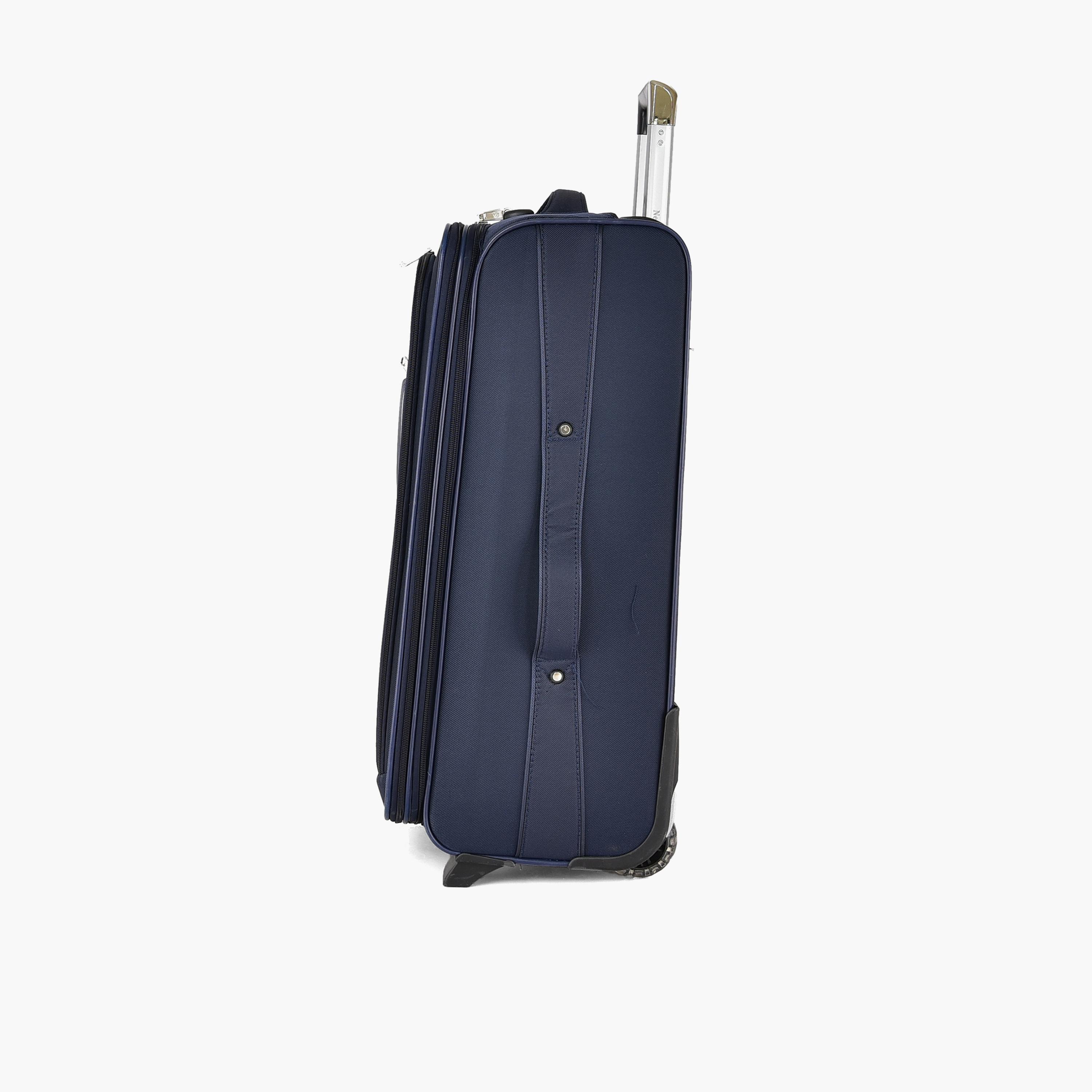طقم من 4 شنط سفر بعجلتين دوارتين جوانب بوليستر طرية  قفل برقم سري-travel-luggagesandbags-luggage-image-7