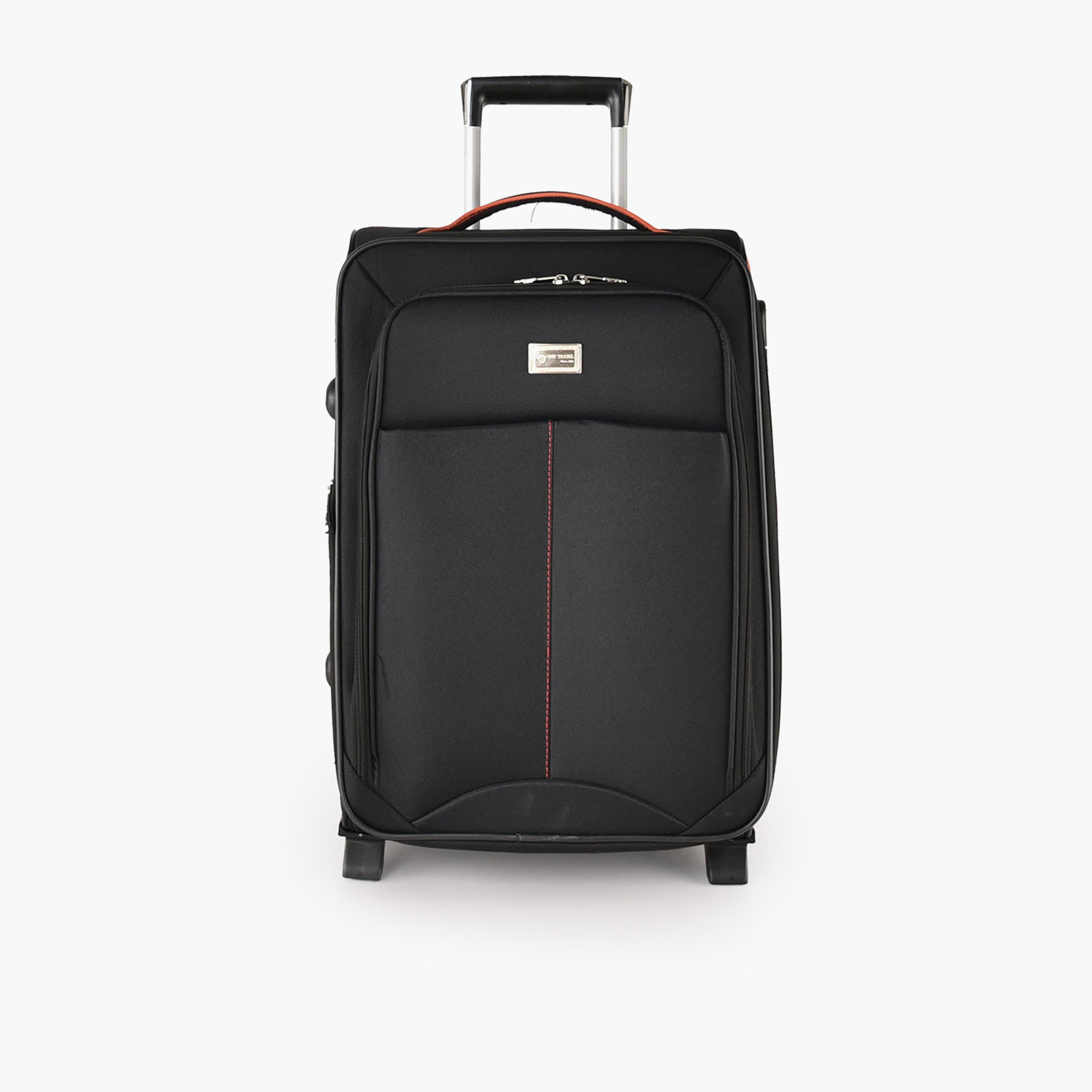 New Travel Set of 4 Polyester Soft Sided 2-Wheeler Inline Trolley Bag with Combination Lock-travel-luggagesandbags-luggage-image-6
