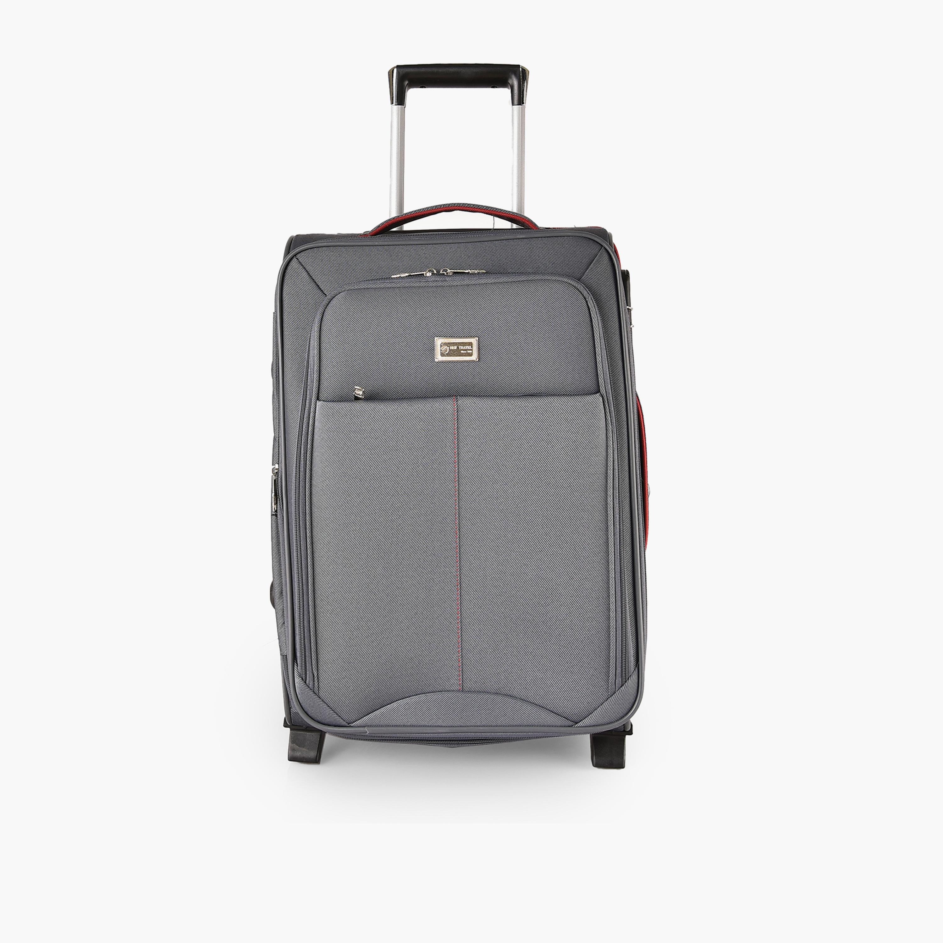 New Travel Set of 4 Polyester Soft Sided 2-Wheeler Inline Trolley Bag with Combination Lock-travel-luggagesandbags-luggage-image-7