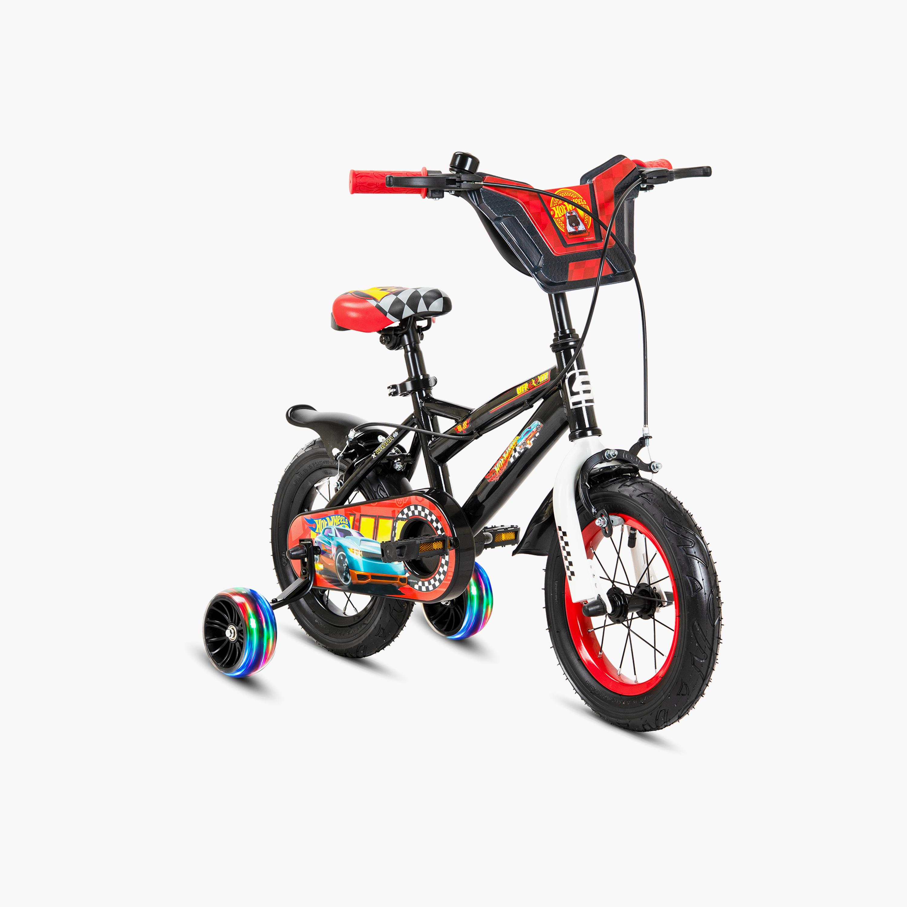SPARTAN Mattel Hot Wheels Bicycle with Training Wheels -12 Inch-toys-outdoor-bikesandrideons-bikes-image-1