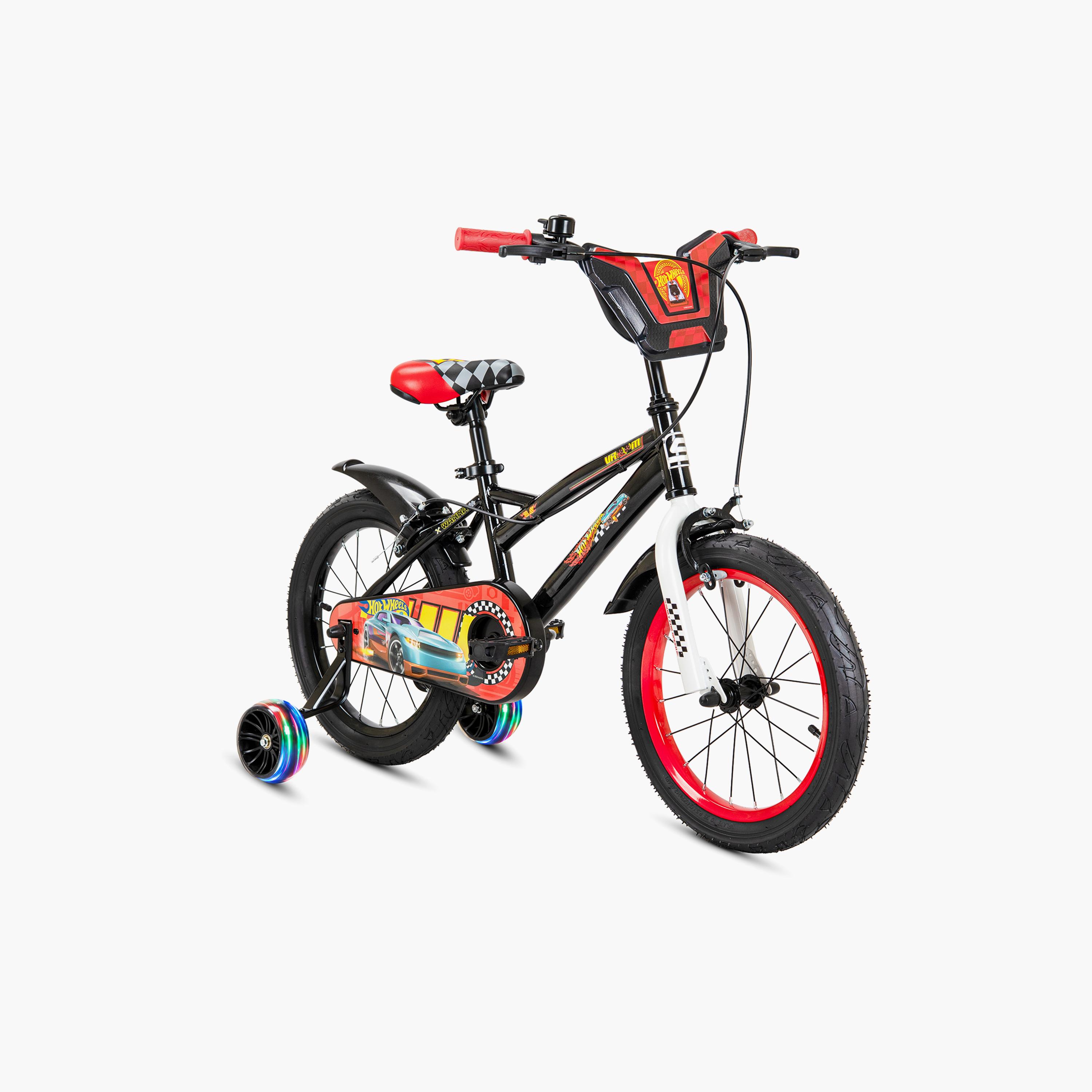SPARTAN Mattel Hot Wheels Bicycle with Training Wheels -16 Inch-toys-outdoor-bikesandrideons-bikes-image-1
