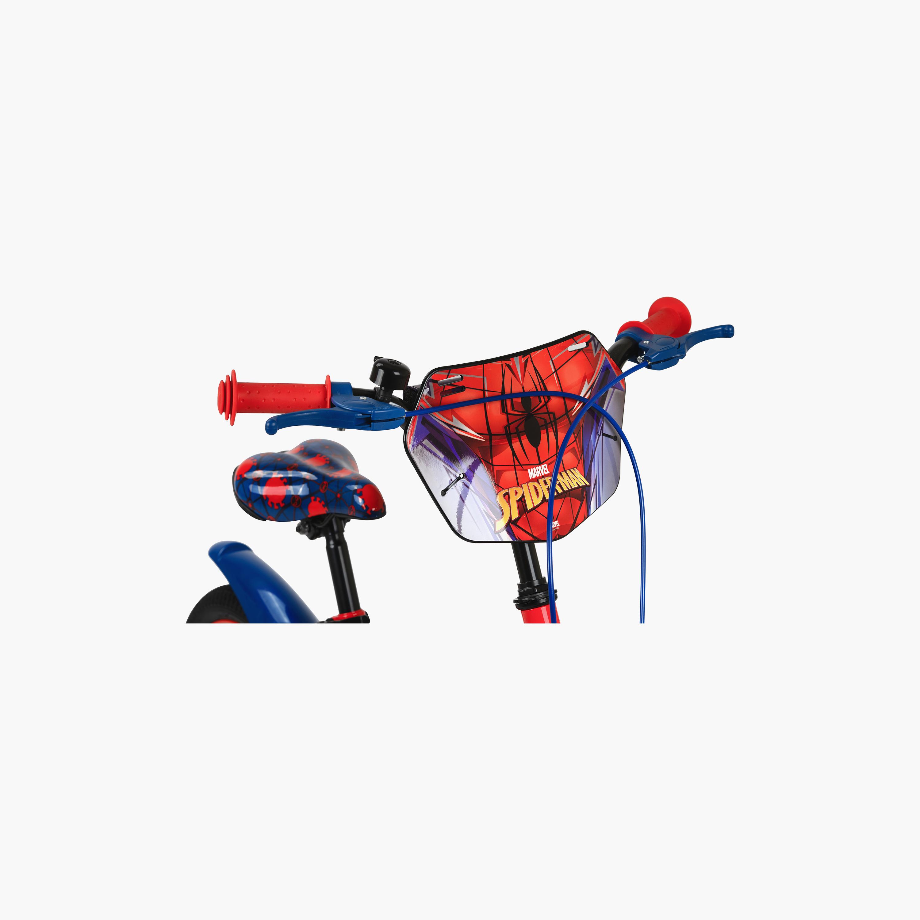 SPARTAN Marvel Spiderman Bicycle with Training Wheels -14 Inch-toys-outdoor-bikesandrideons-bikes-image-4