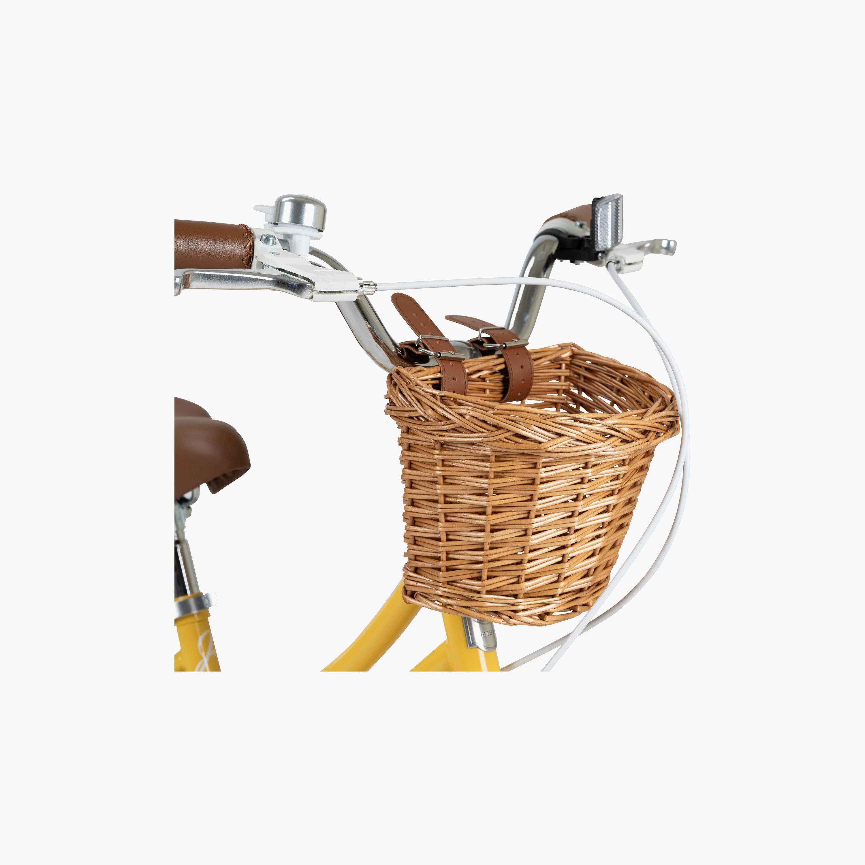 Rizz Platinum Junior Bicycle with Basket & Training Wheels - 18 Inch - Yellow Gloss-toys-outdoor-bikesandrideons-bikes-image-9