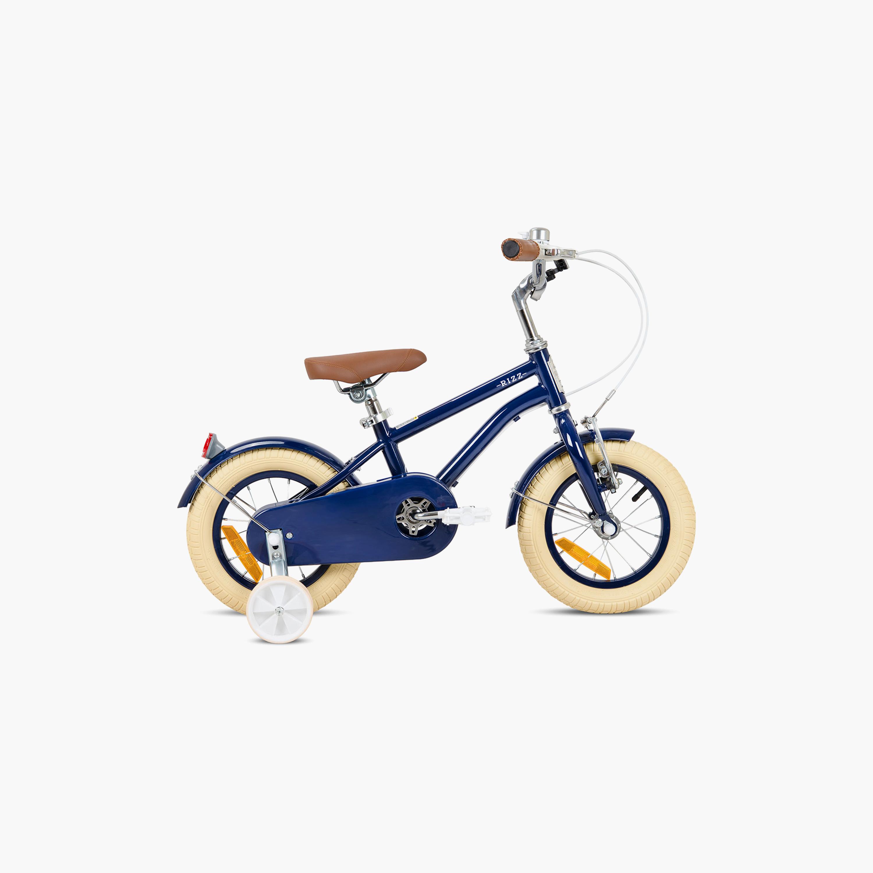 Rizz Platinum Junior Bicycle with Training Wheels - 12 Inch - Navy Gloss-toys-outdoor-bikesandrideons-bikes-image-4