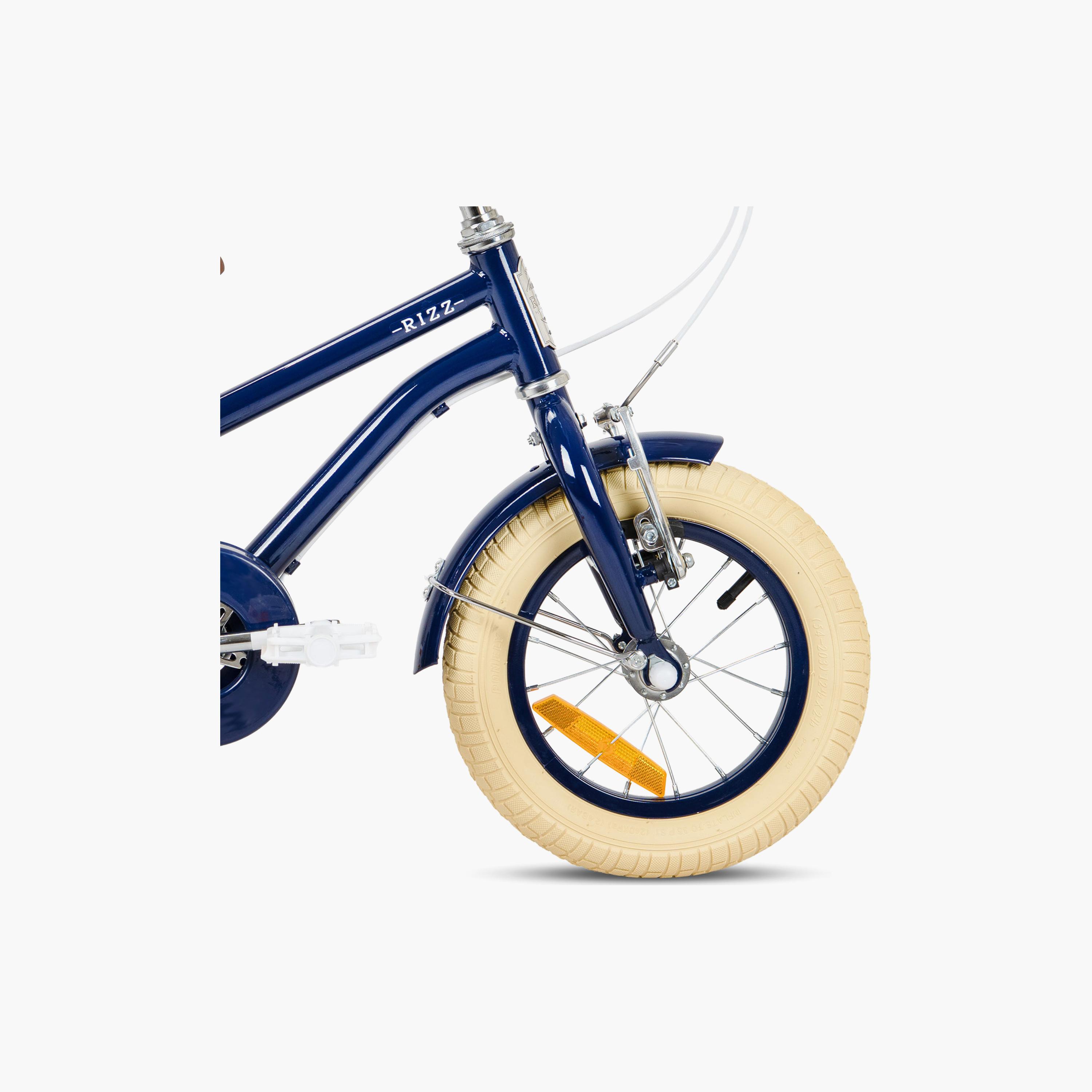 Rizz Platinum Junior Bicycle with Training Wheels - 12 Inch - Navy Gloss-toys-outdoor-bikesandrideons-bikes-image-9