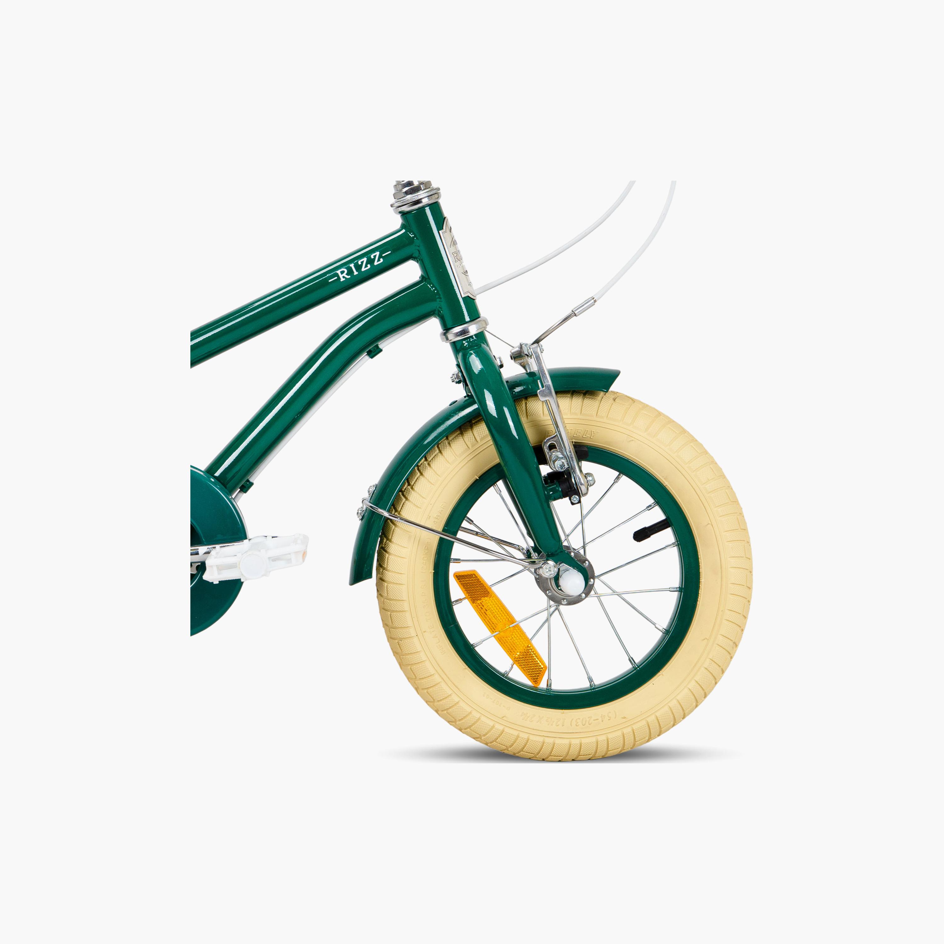 Rizz Platinum Junior Bicycle with Training Wheels - 12 Inch - Green Gloss-toys-outdoor-bikesandrideons-bikes-image-8