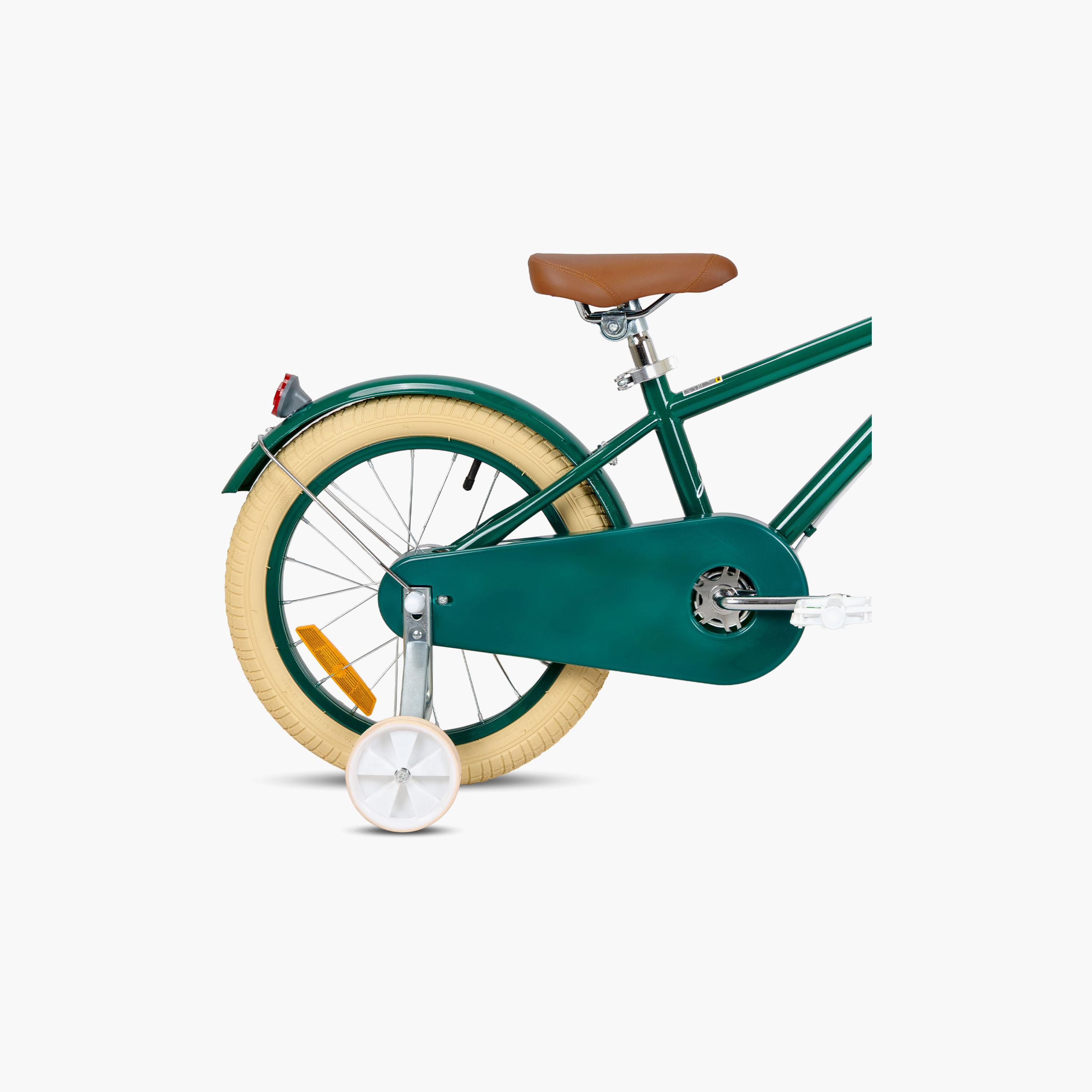 دراجة ريز بلاتينيوم جونيور للأطفال مع عجلات تدريب - 14 بوصة - أخضر لامع-toys-outdoor-bikesandrideons-bikes-image-2