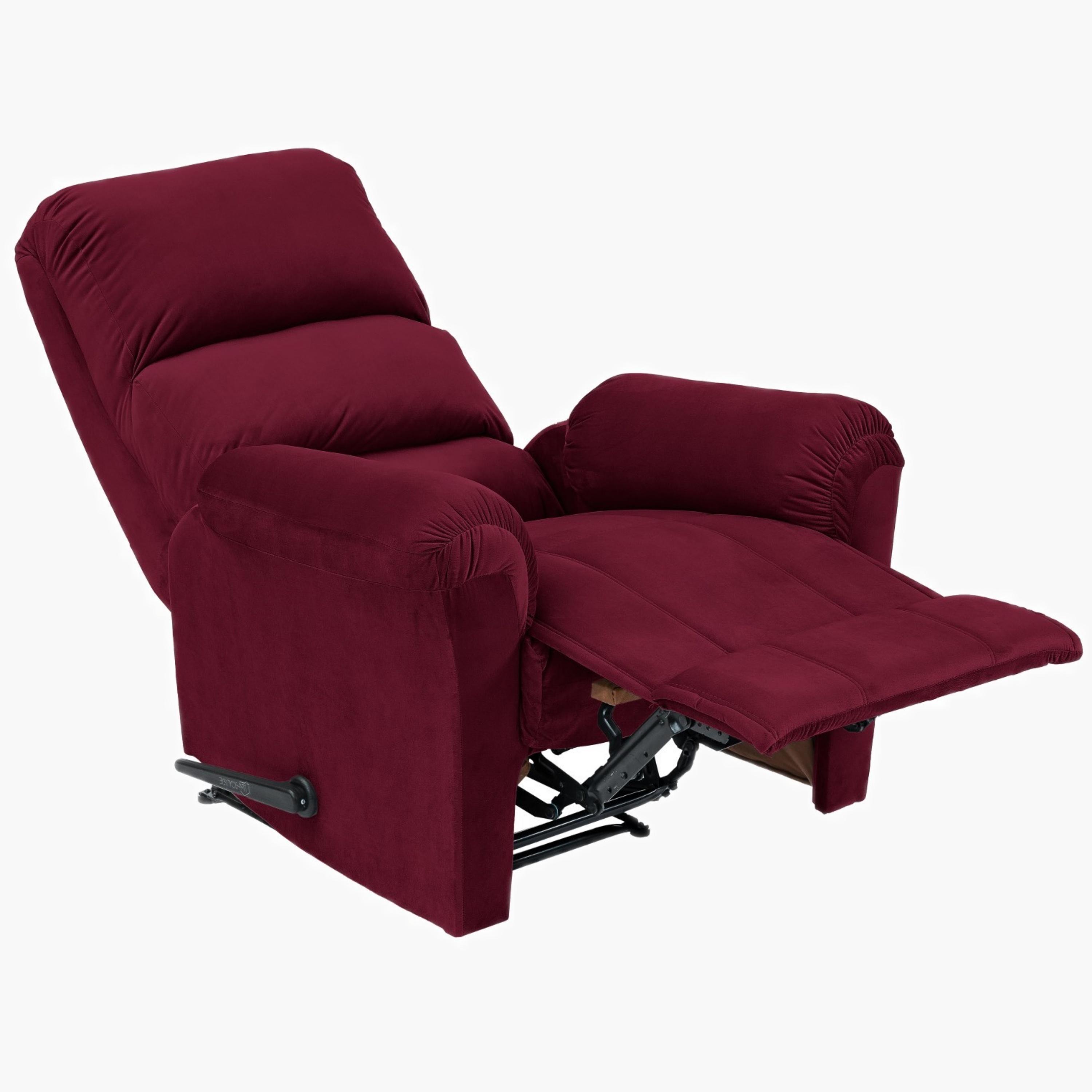 Classic Velvet Recliner Chair-furniture-sofaandseating-recliners-image-4