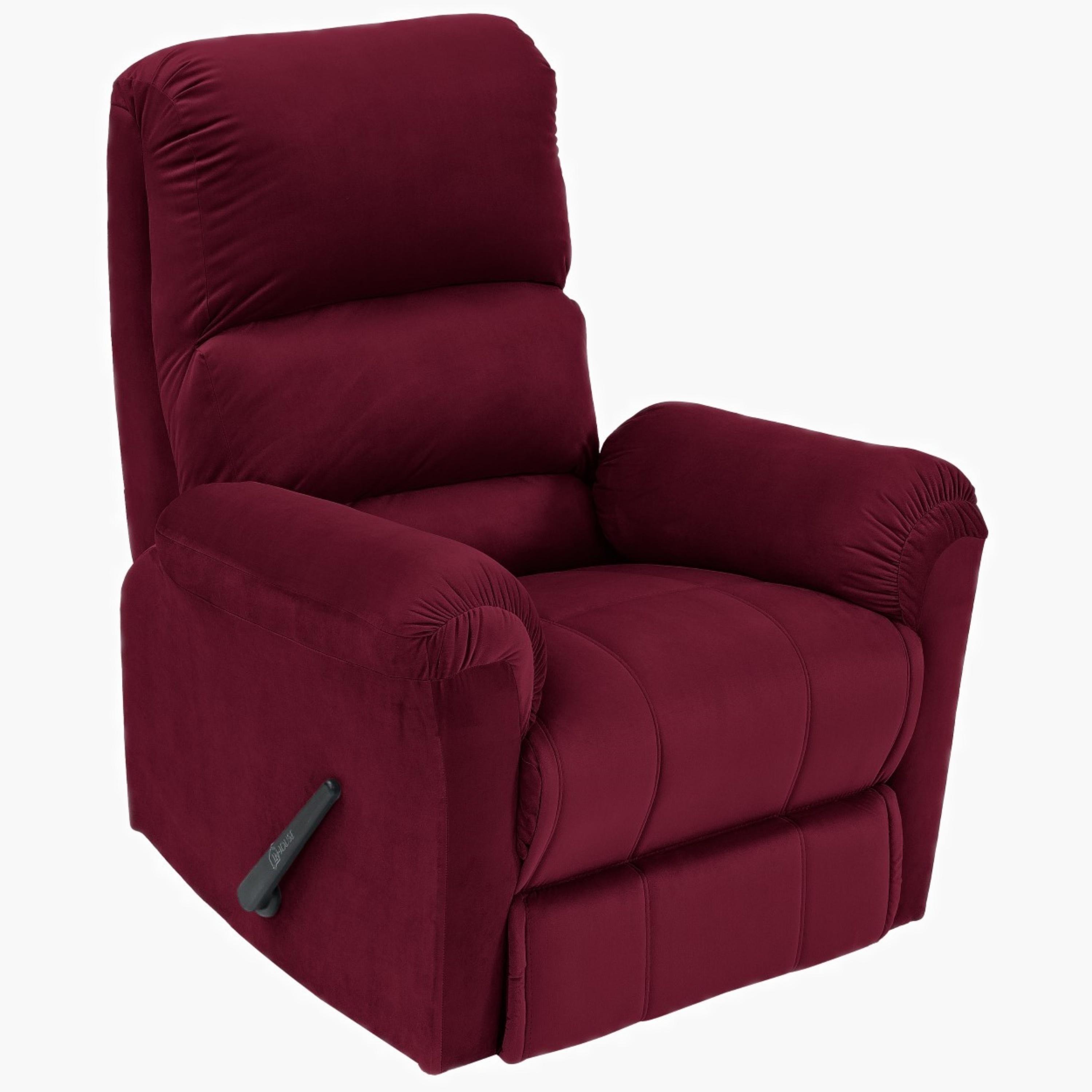 Velvet Rocker Swivel Recliner Chair-furniture-sofaandseating-recliners-image-2