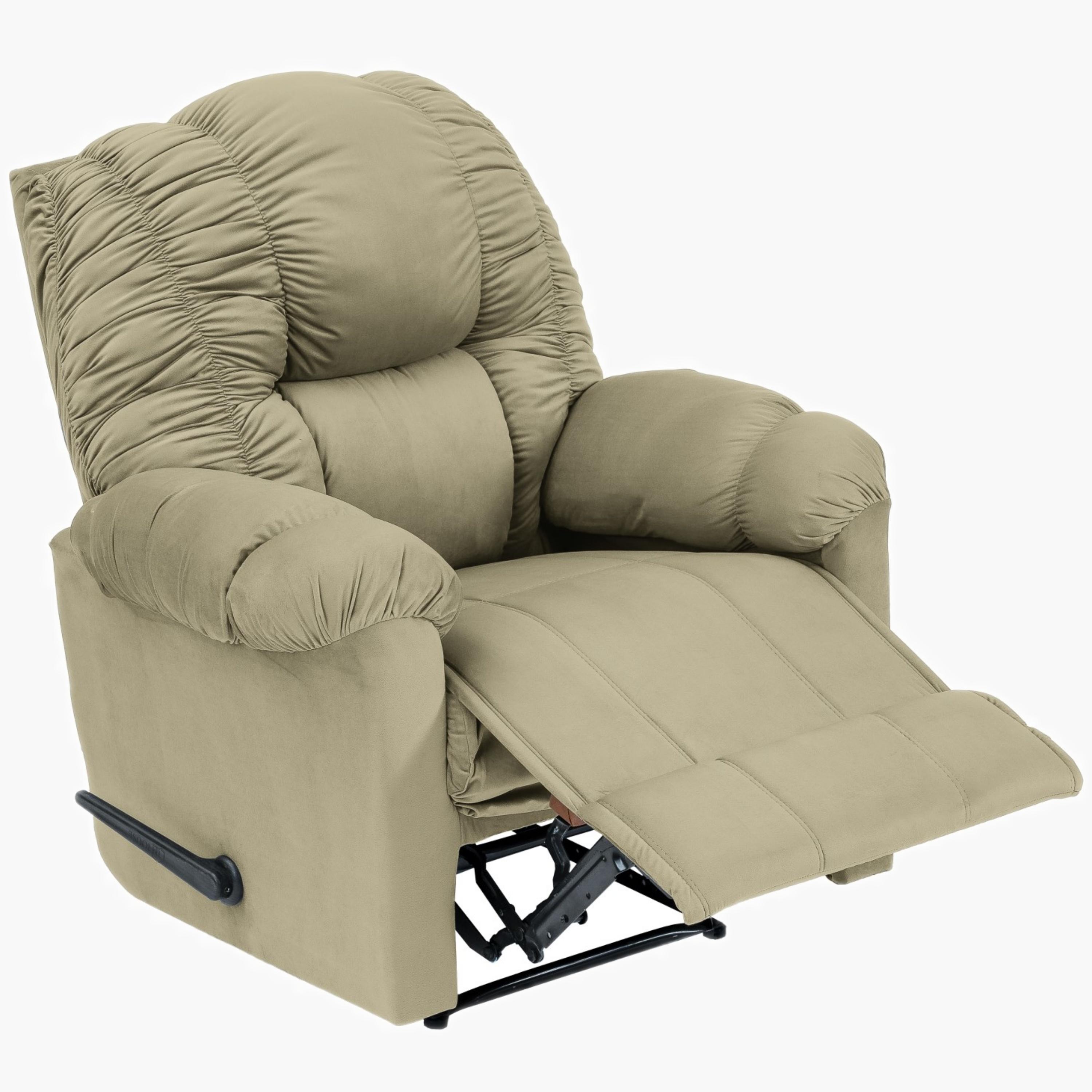 Velvet Recliner Chair-furniture-sofaandseating-recliners-image-2