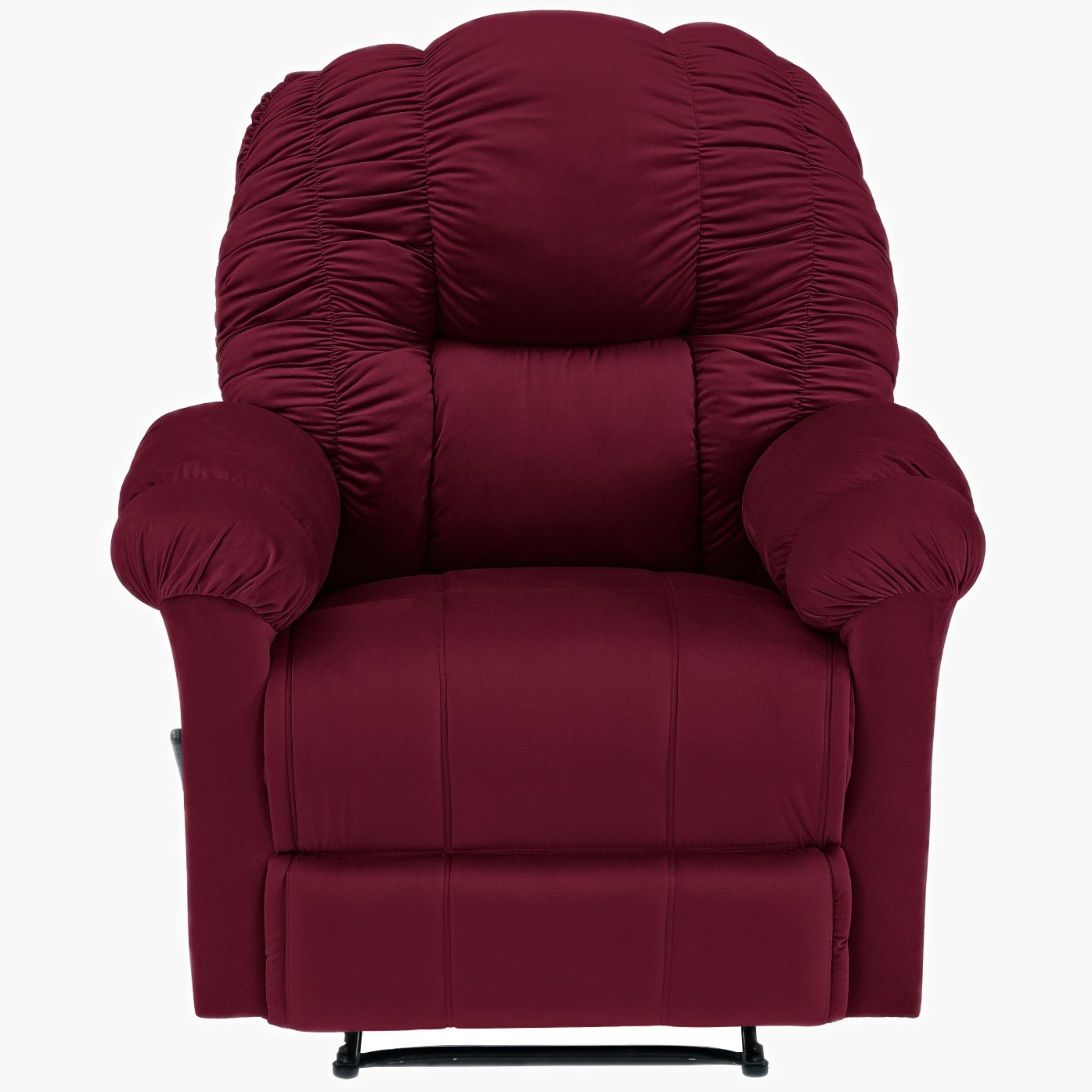 Velvet Recliner Chair-furniture-sofaandseating-recliners-image-2