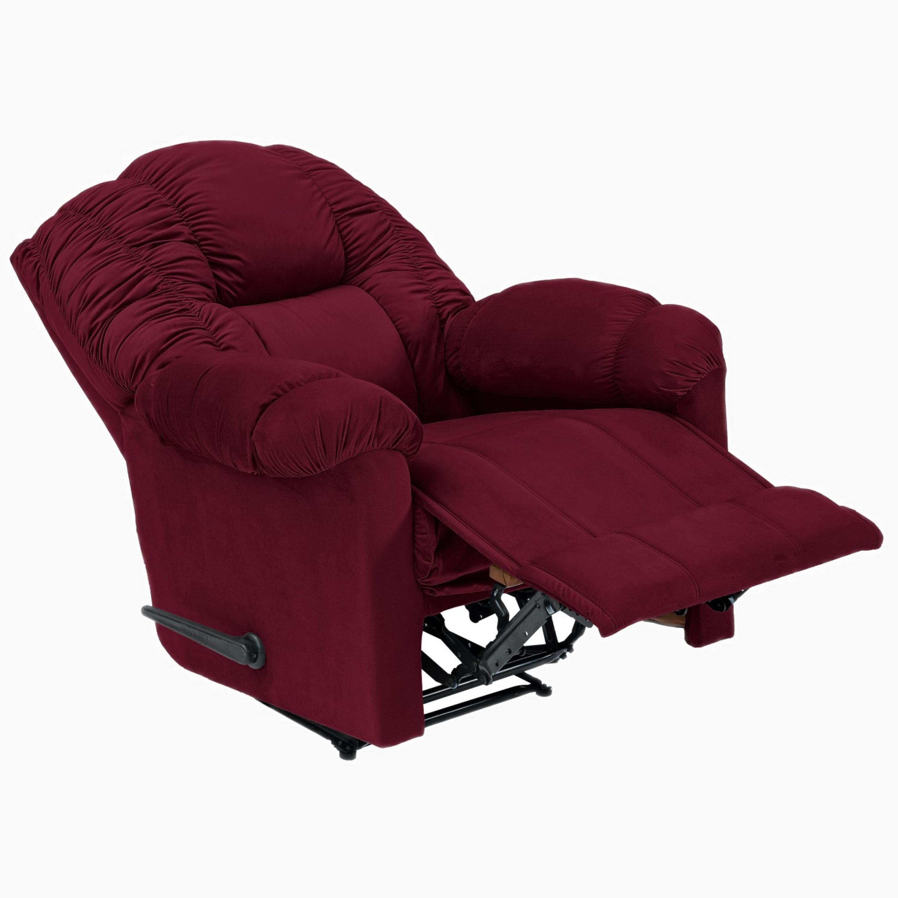 Velvet Recliner Chair-furniture-sofaandseating-recliners-image-3