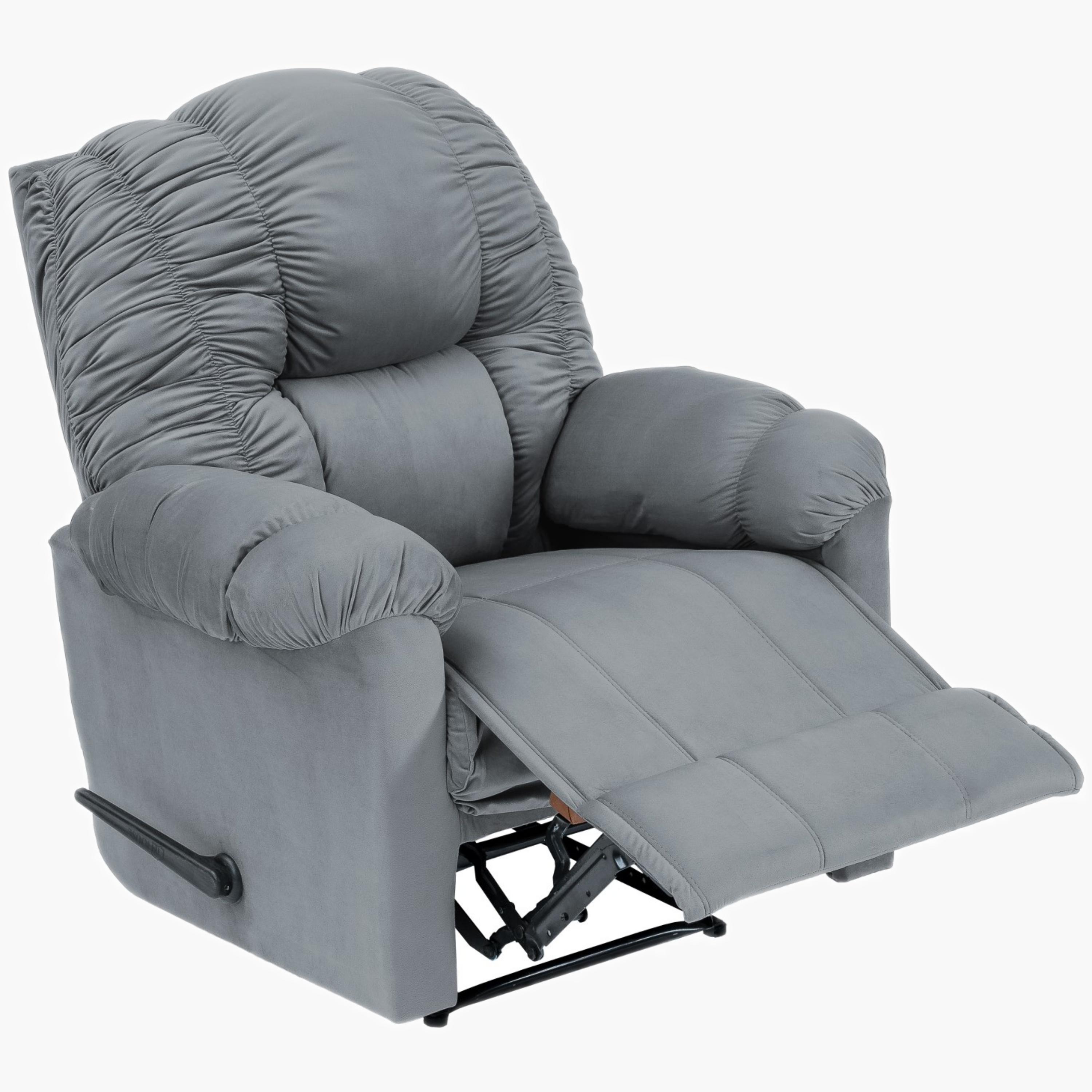 Velvet Recliner Chair-furniture-sofaandseating-recliners-image-2