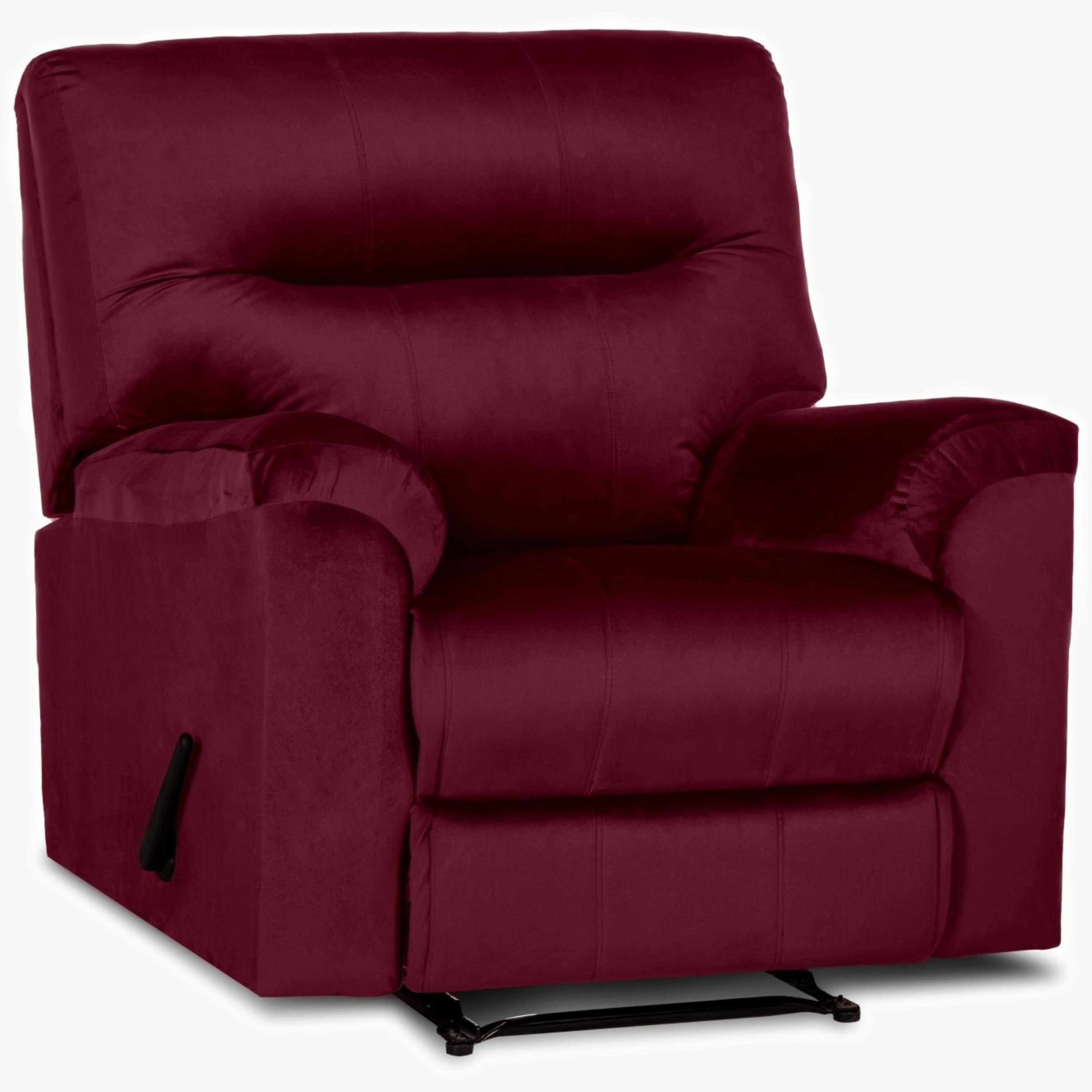 Comfort Velvet Recliner Chair-furniture-sofaandseating-recliners-image-4