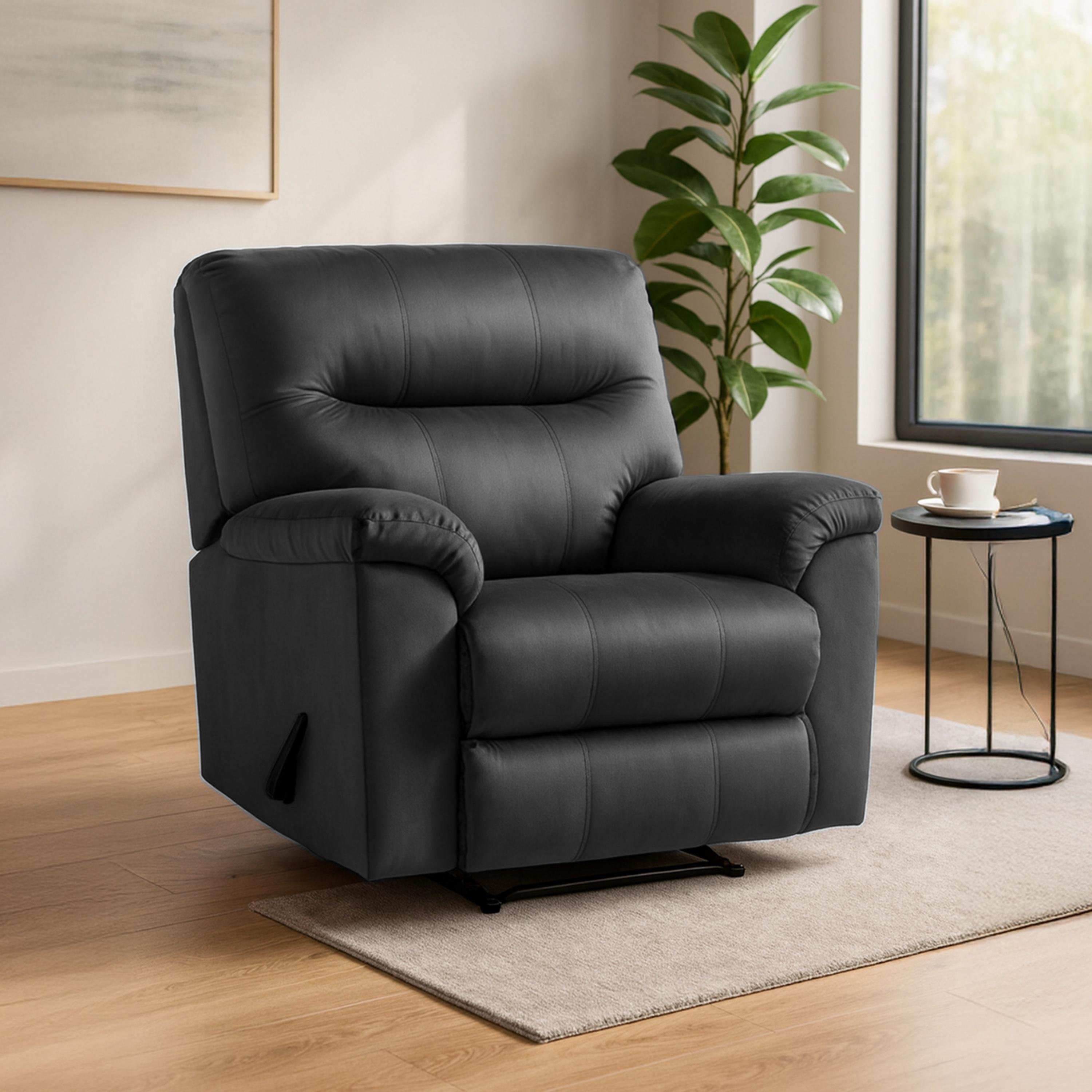 Comfort Velvet Recliner Chair-furniture-sofaandseating-recliners-image-1