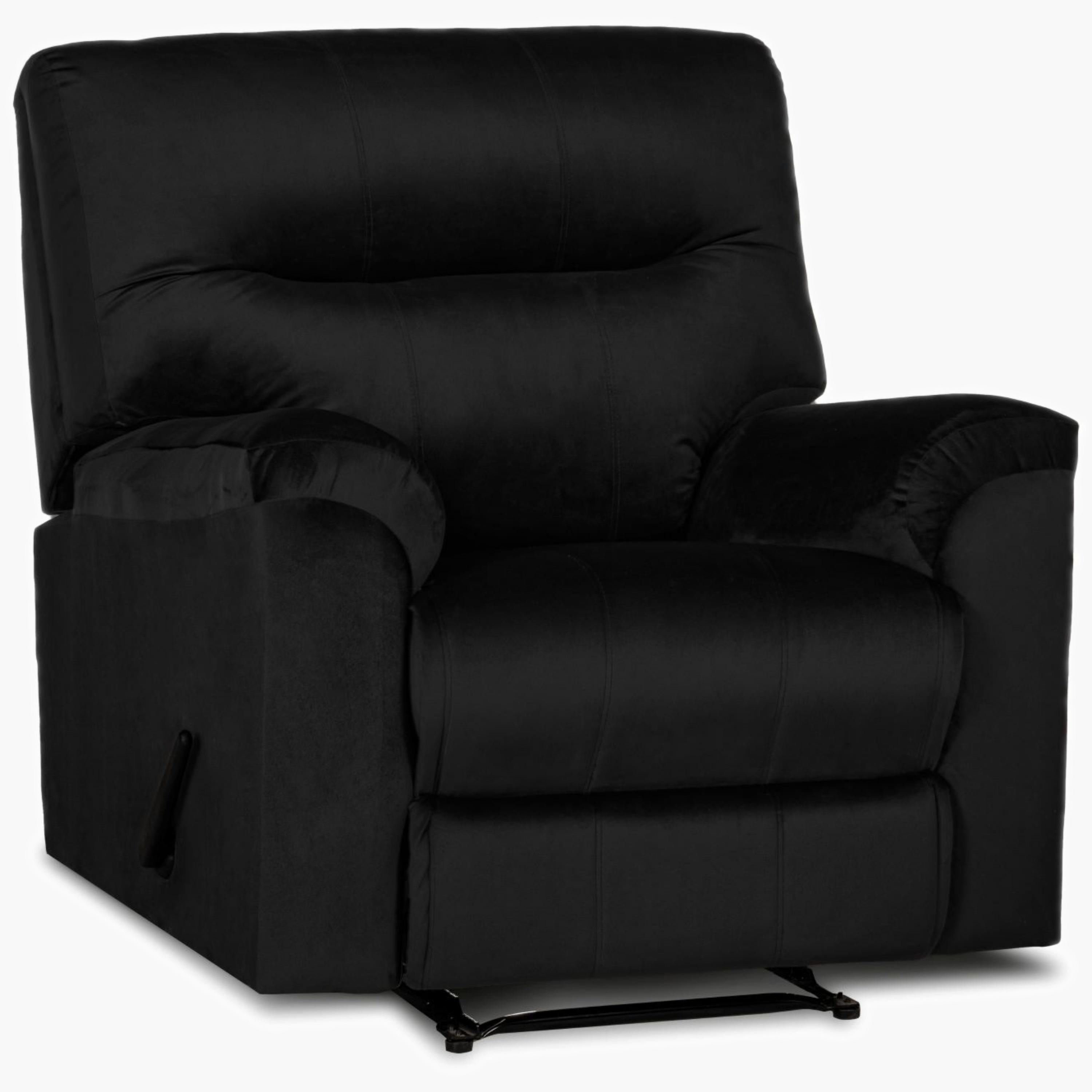 Comfort Velvet Recliner Chair-furniture-sofaandseating-recliners-image-2