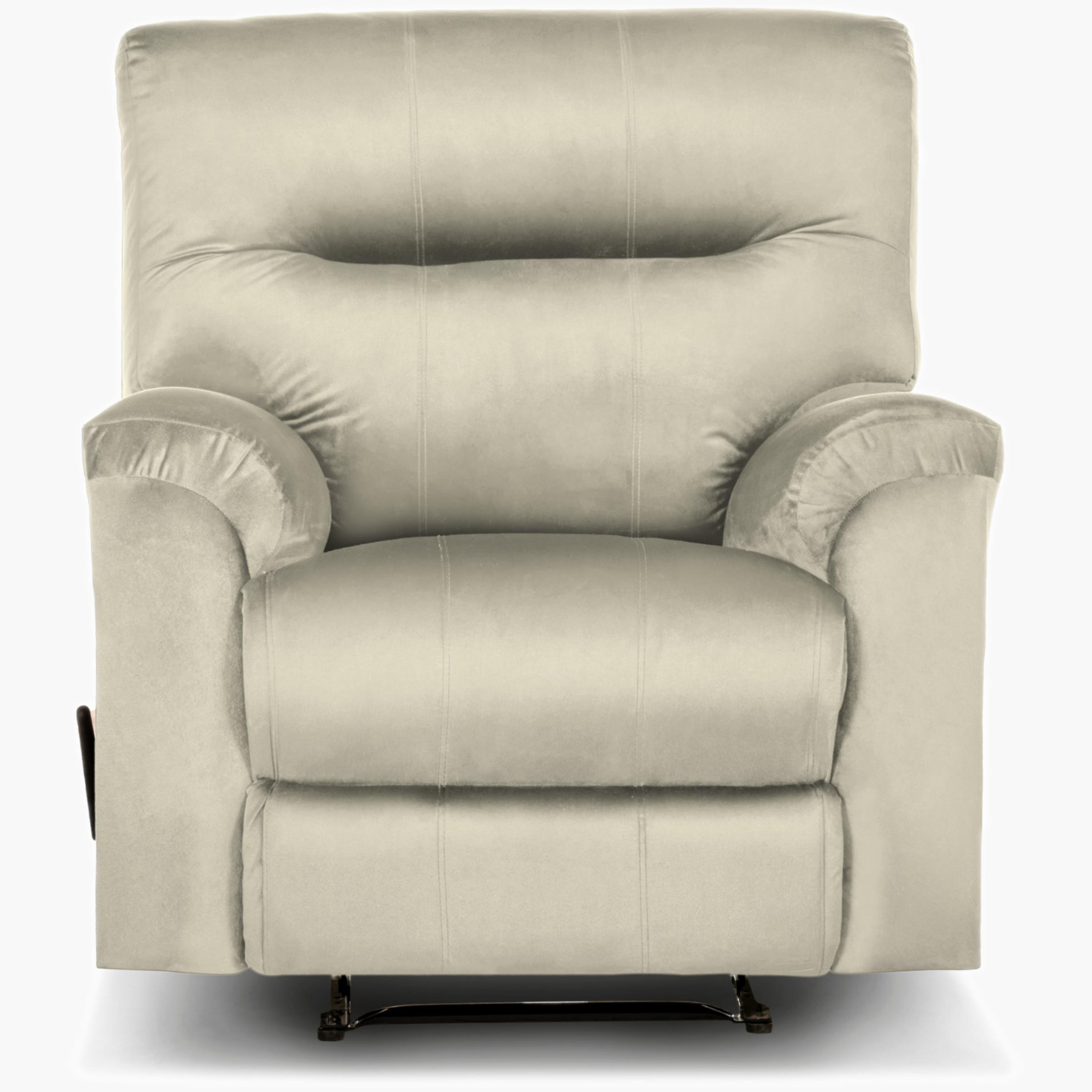 Velvet Manual Recliner Chair-furniture-sofaandseating-recliners-image-5