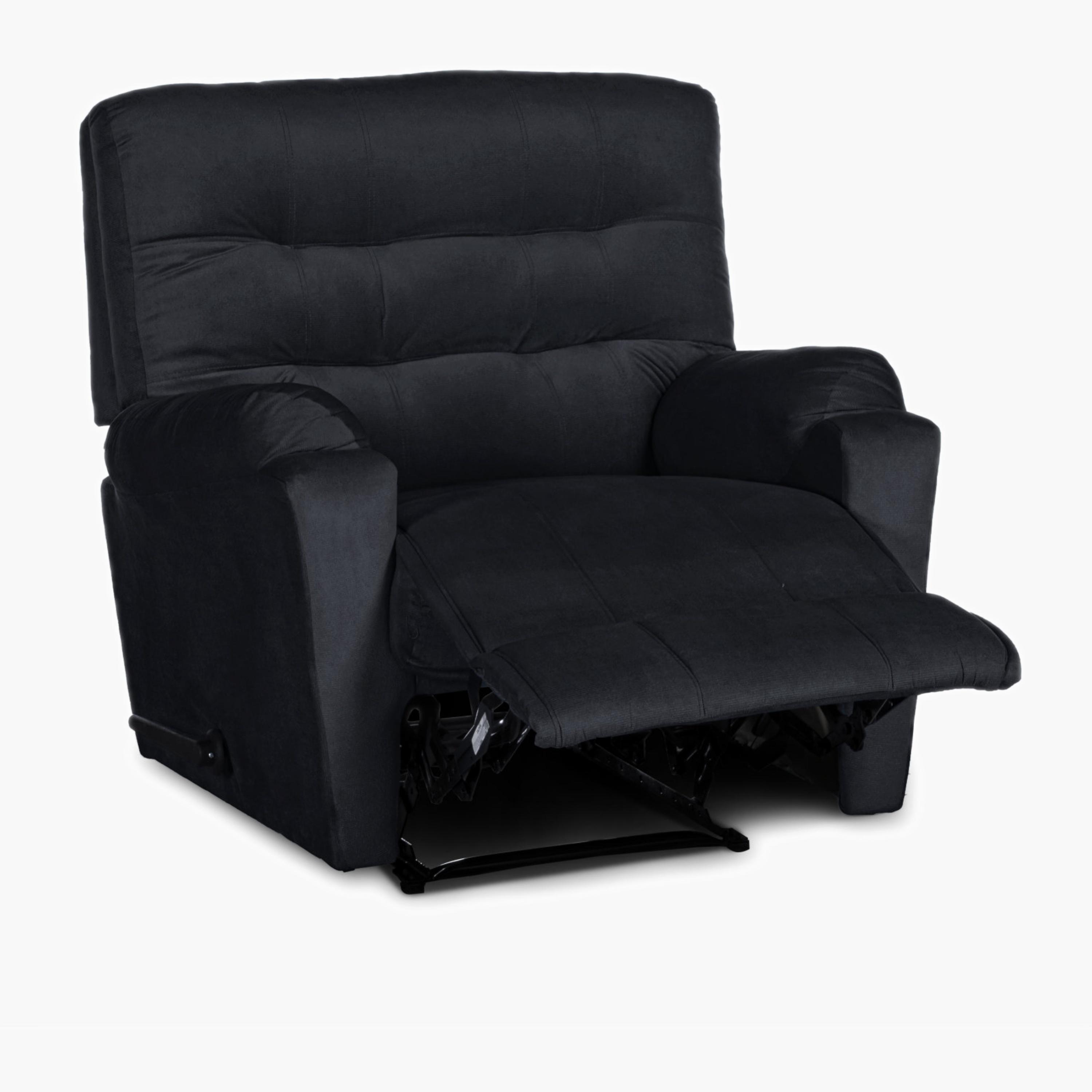 Velvet Manual Recliner Chair-furniture-sofaandseating-recliners-image-5