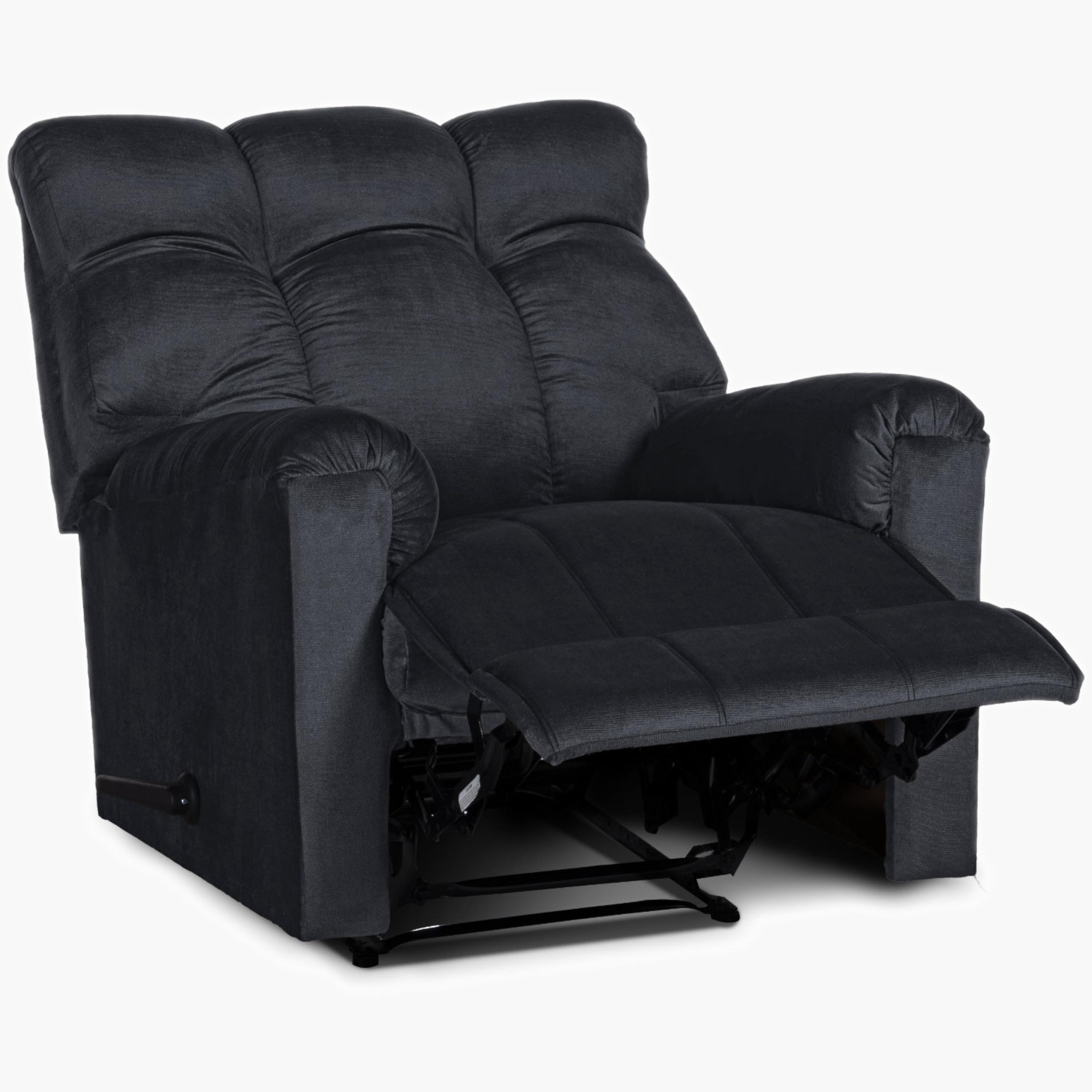 Velvet Padded Recliner Chair-furniture-sofaandseating-recliners-image-4