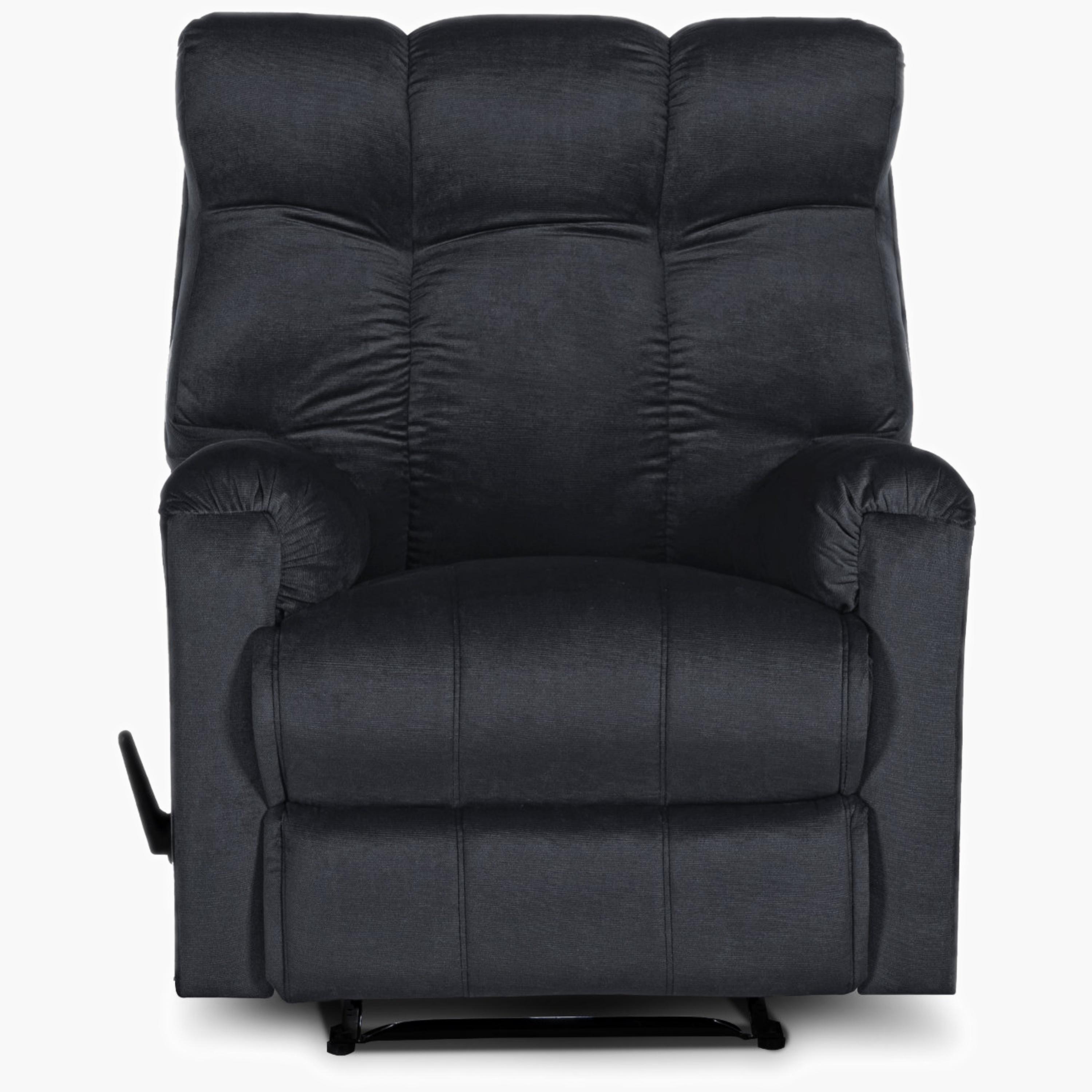 Velvet Padded Recliner Chair-furniture-sofaandseating-recliners-image-5