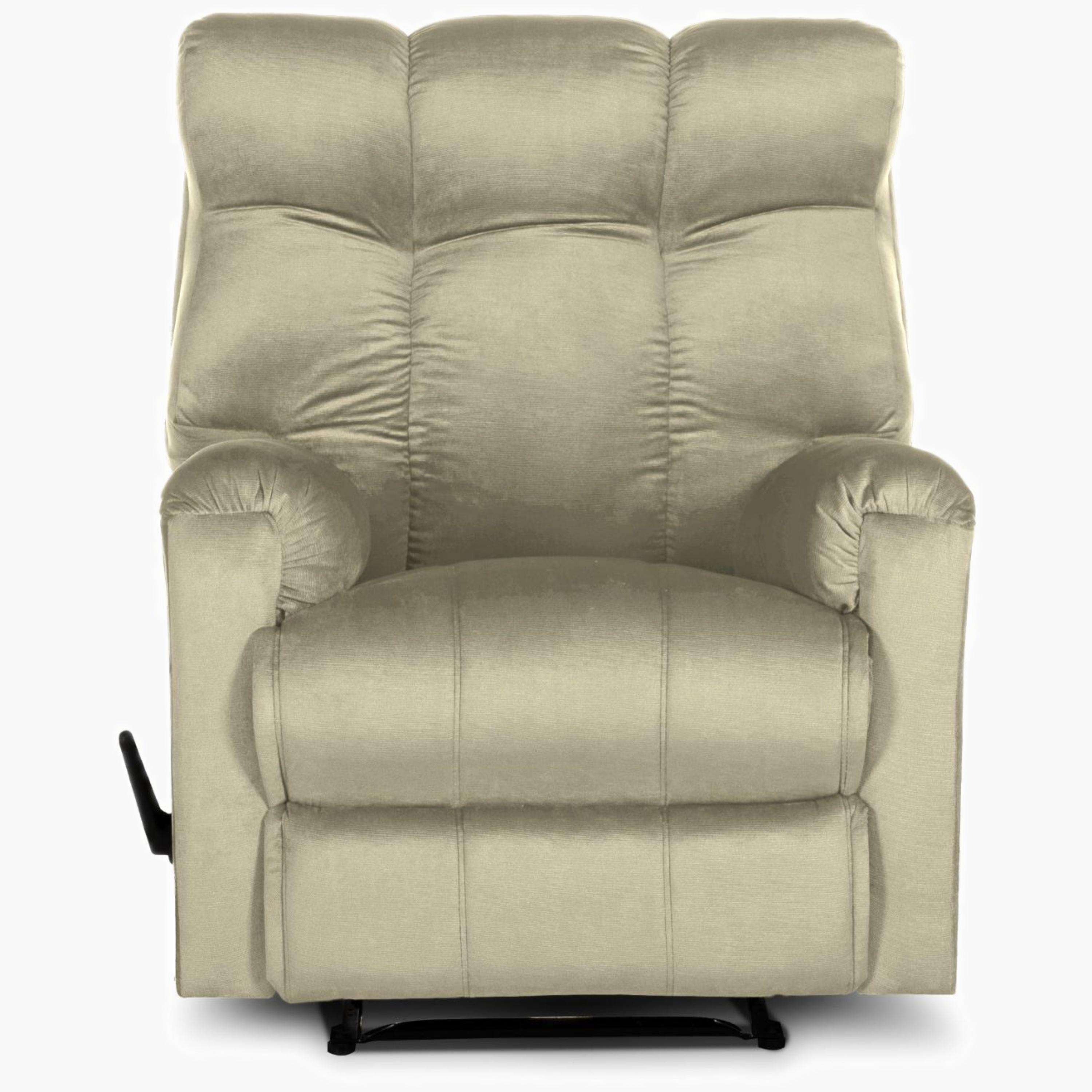 Velvet Manual Recliner Chair-furniture-sofaandseating-recliners-image-3