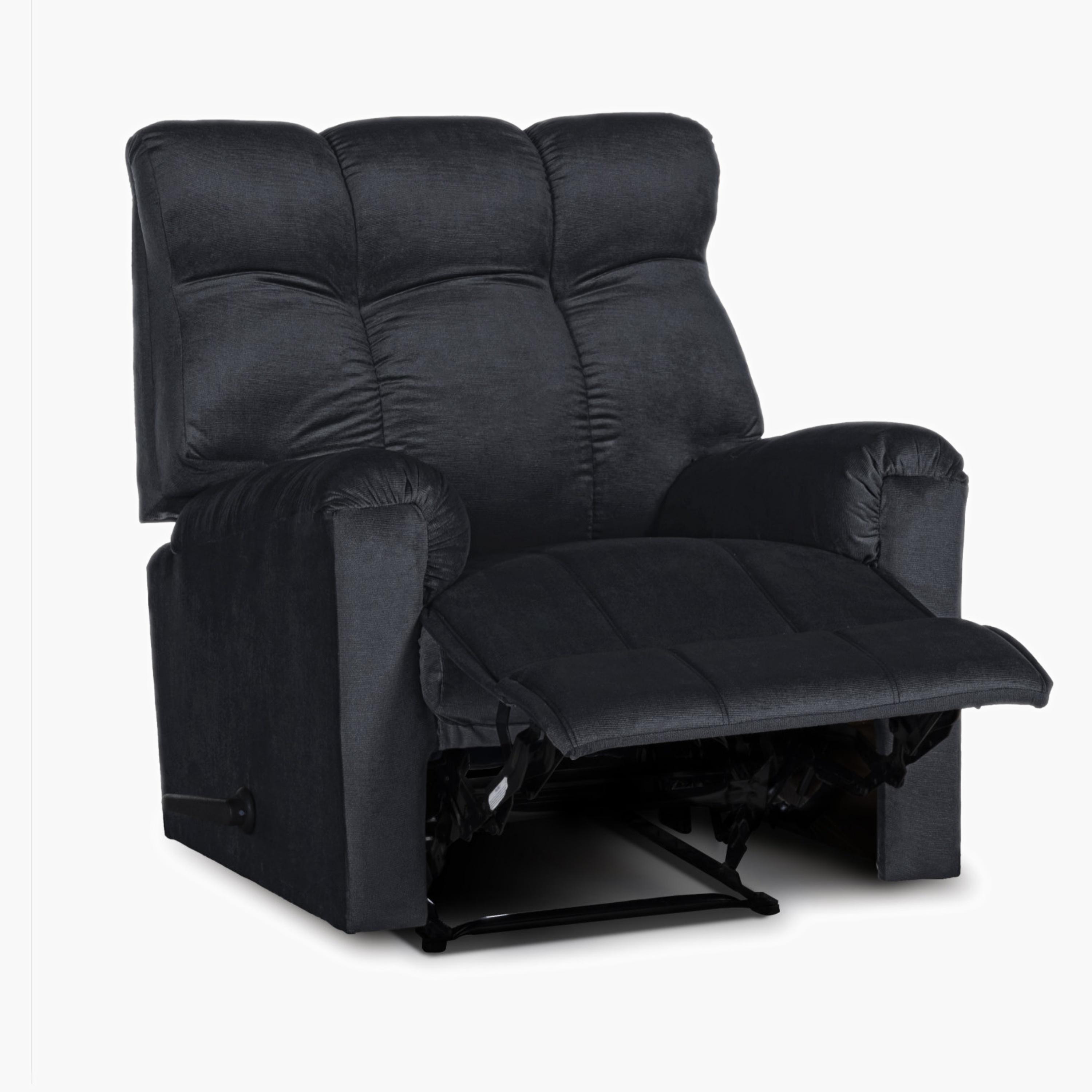 Velvet Recliner Chair with Footrest-furniture-sofaandseating-recliners-image-5