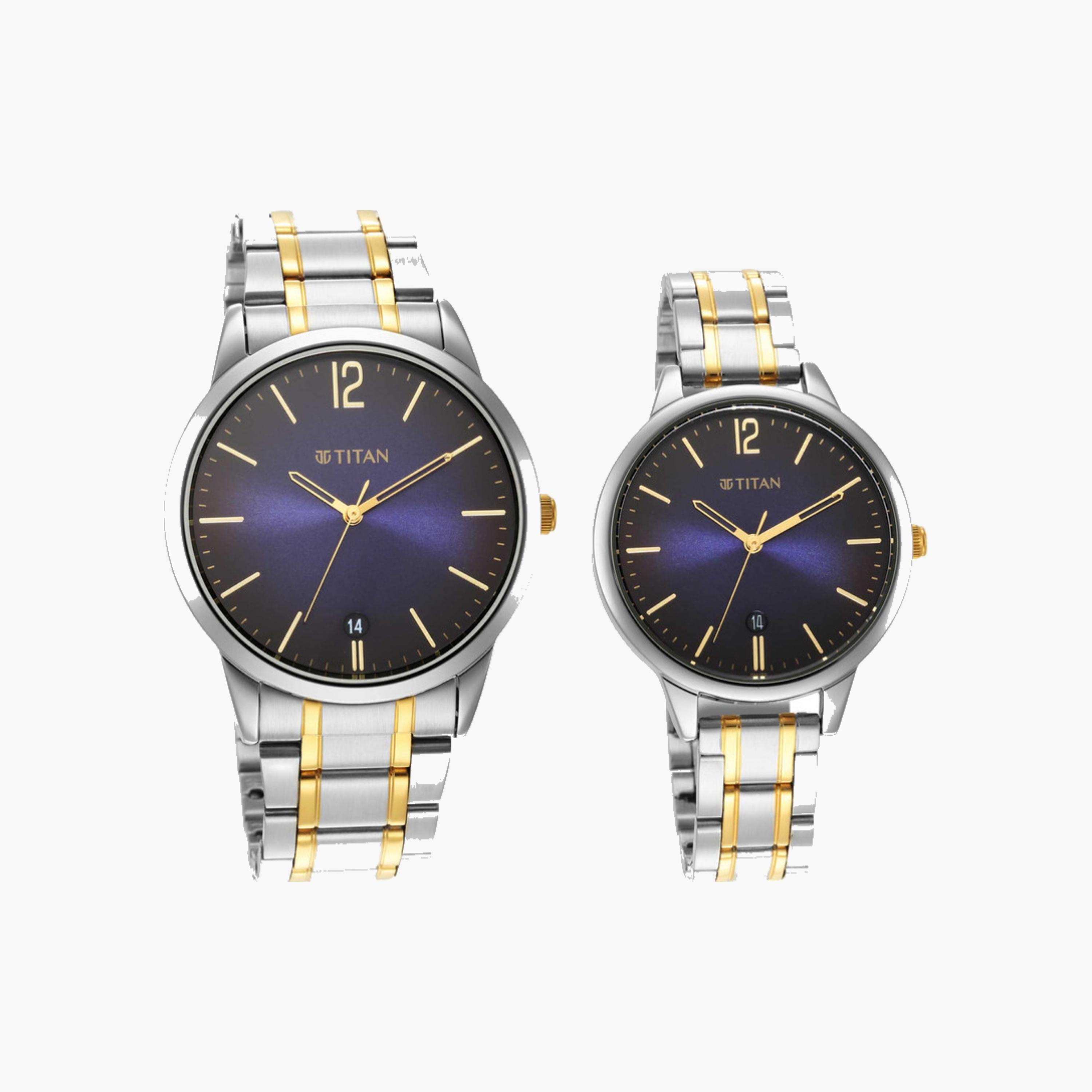 Two-Tone Couple Watches Set-men-watchesandjewellery-watches-image-2