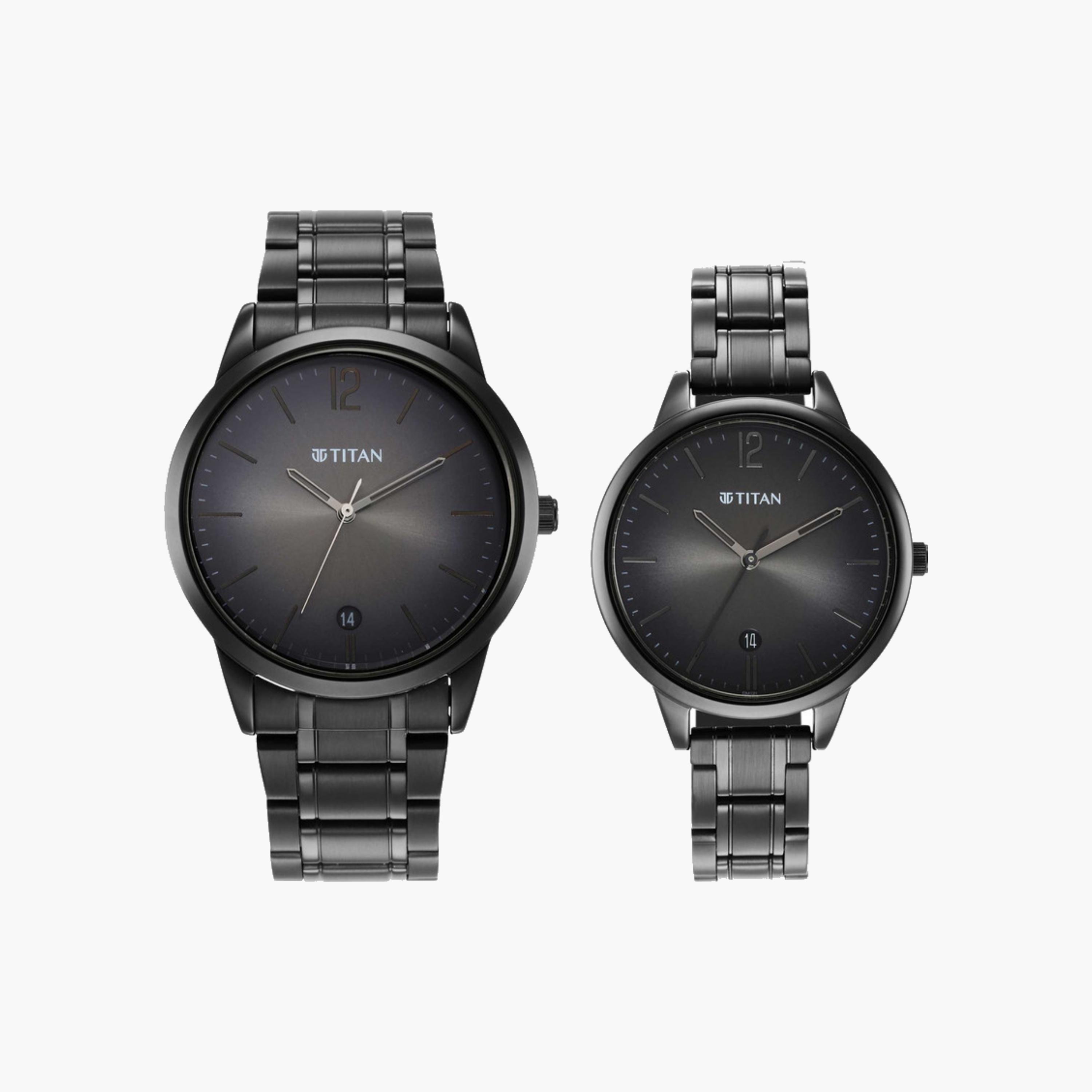 Titan Black Dial Couple Watch Set-men-watchesandjewellery-watches-image-3