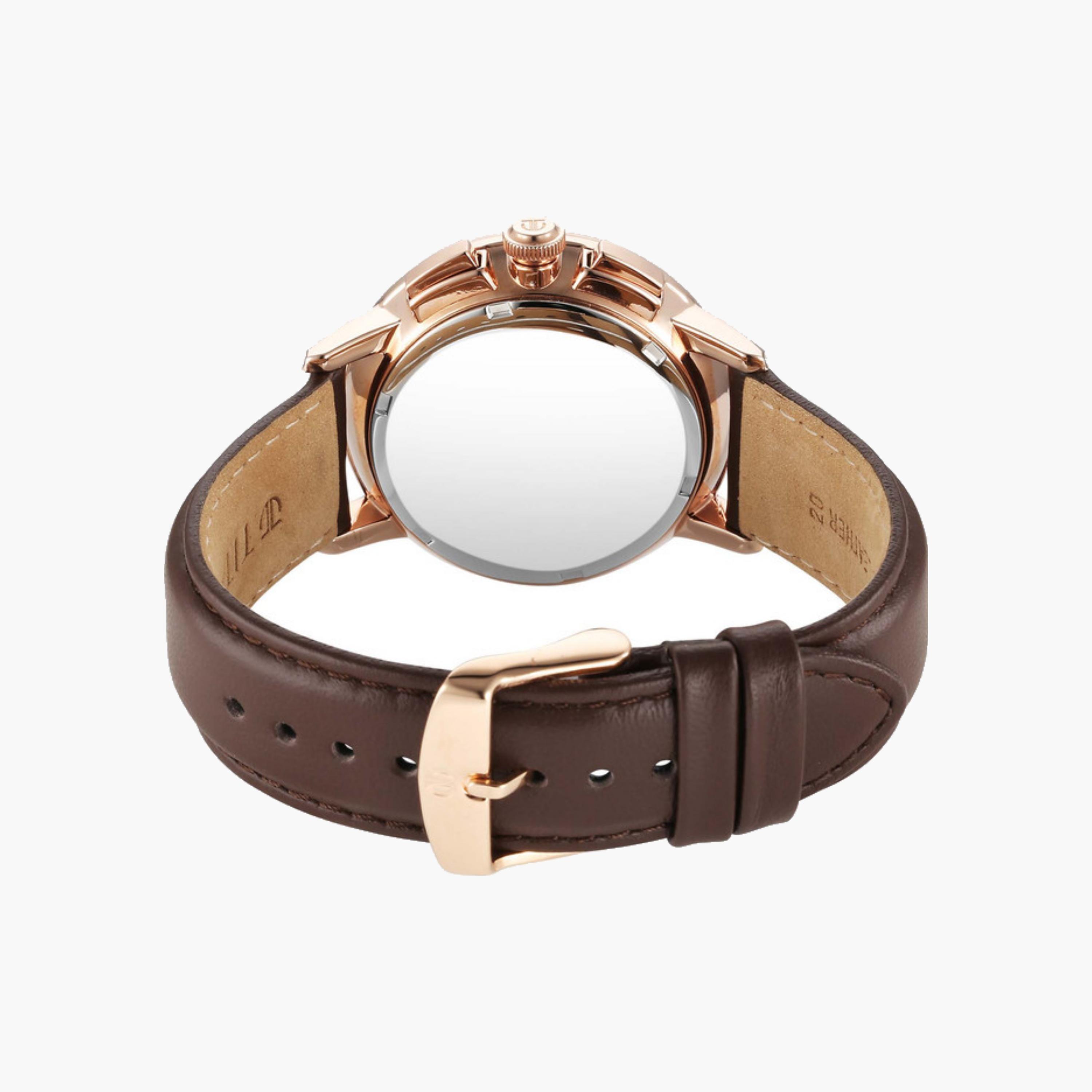 Brown Leather Multifunction Men's Watch-men-watchesandjewellery-watches-image-2