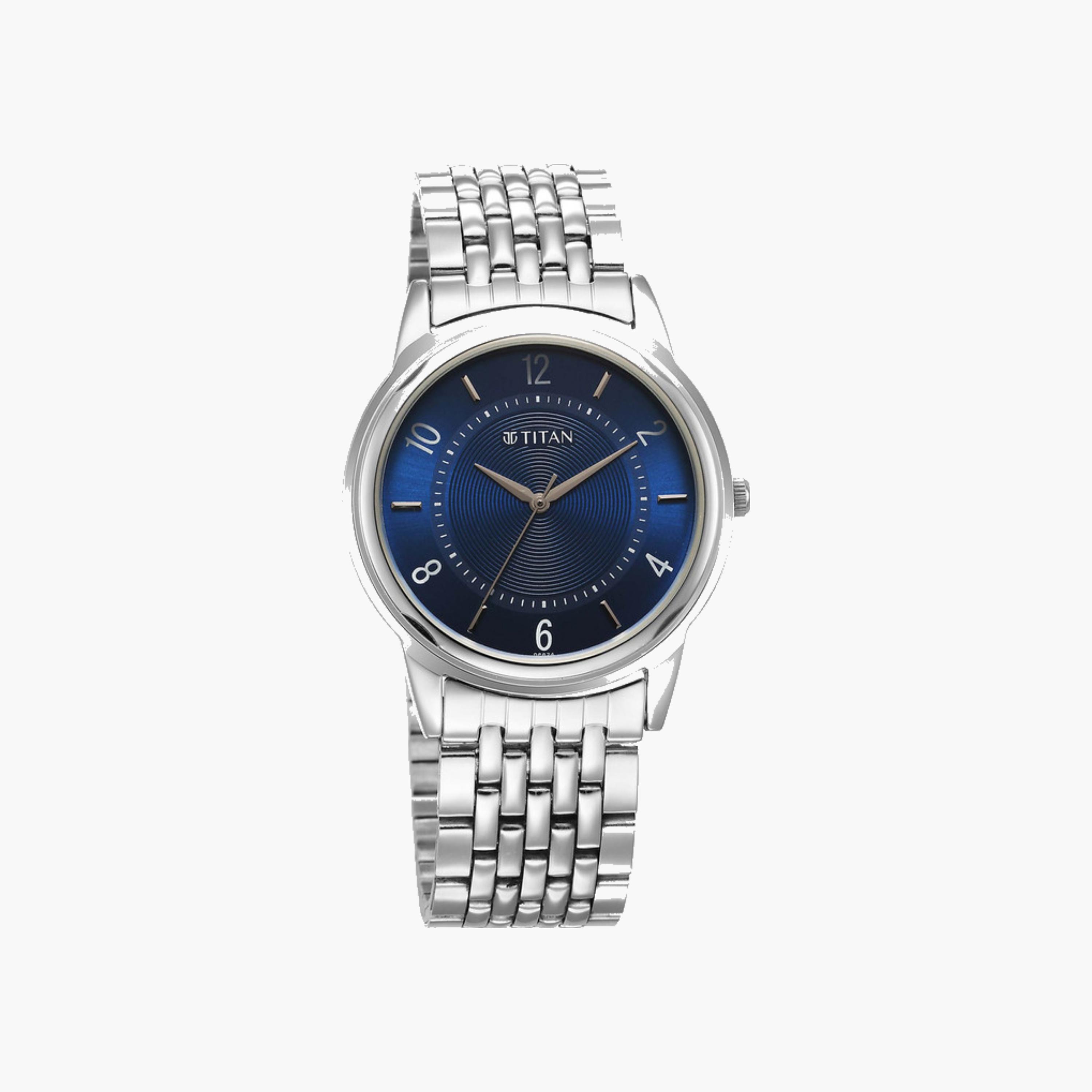 Men's Analog Watch Silver Stainless Steel-men-watchesandjewellery-watches-image-1