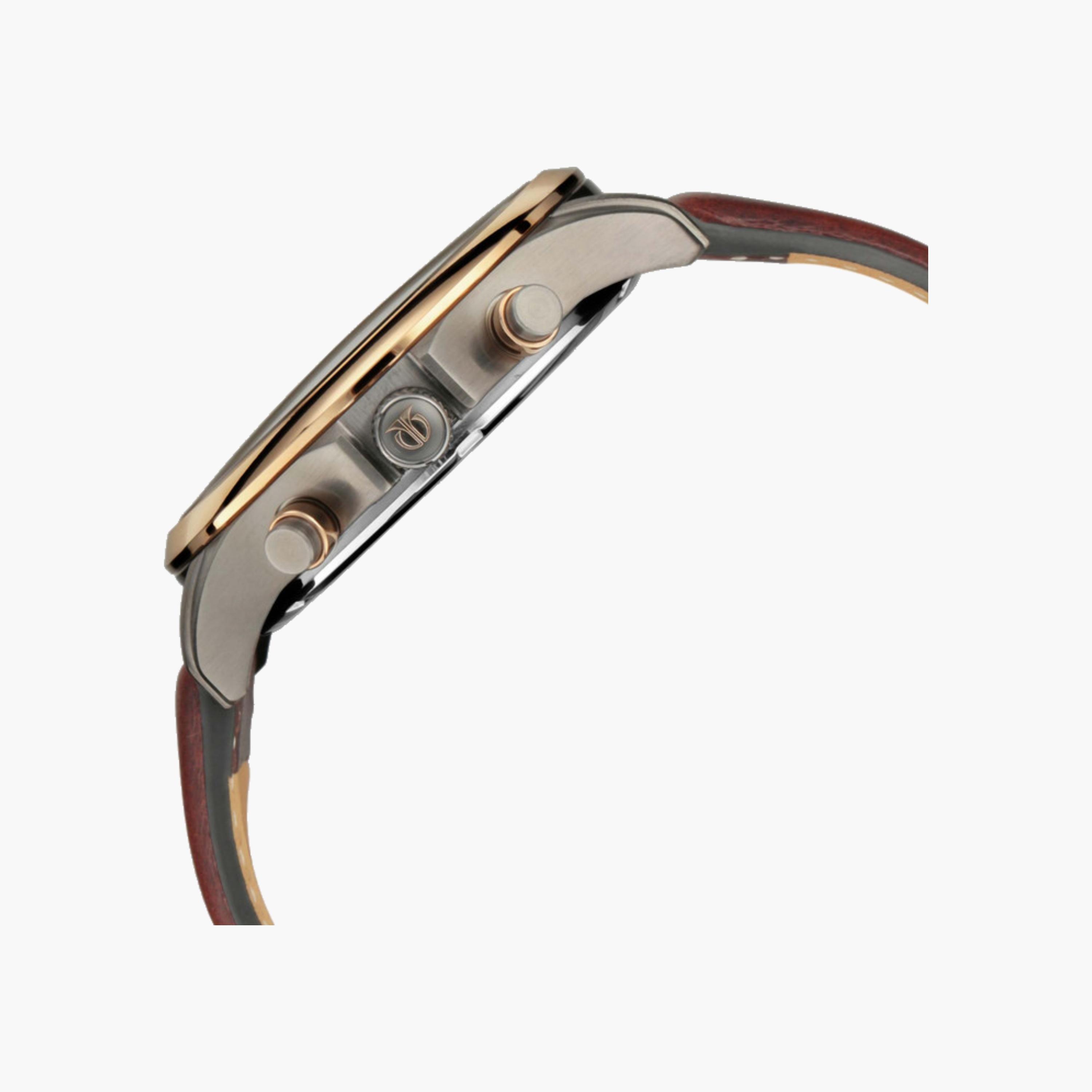 Chronograph Men's Watch, Leather Strap-men-watchesandjewellery-watches-image-5