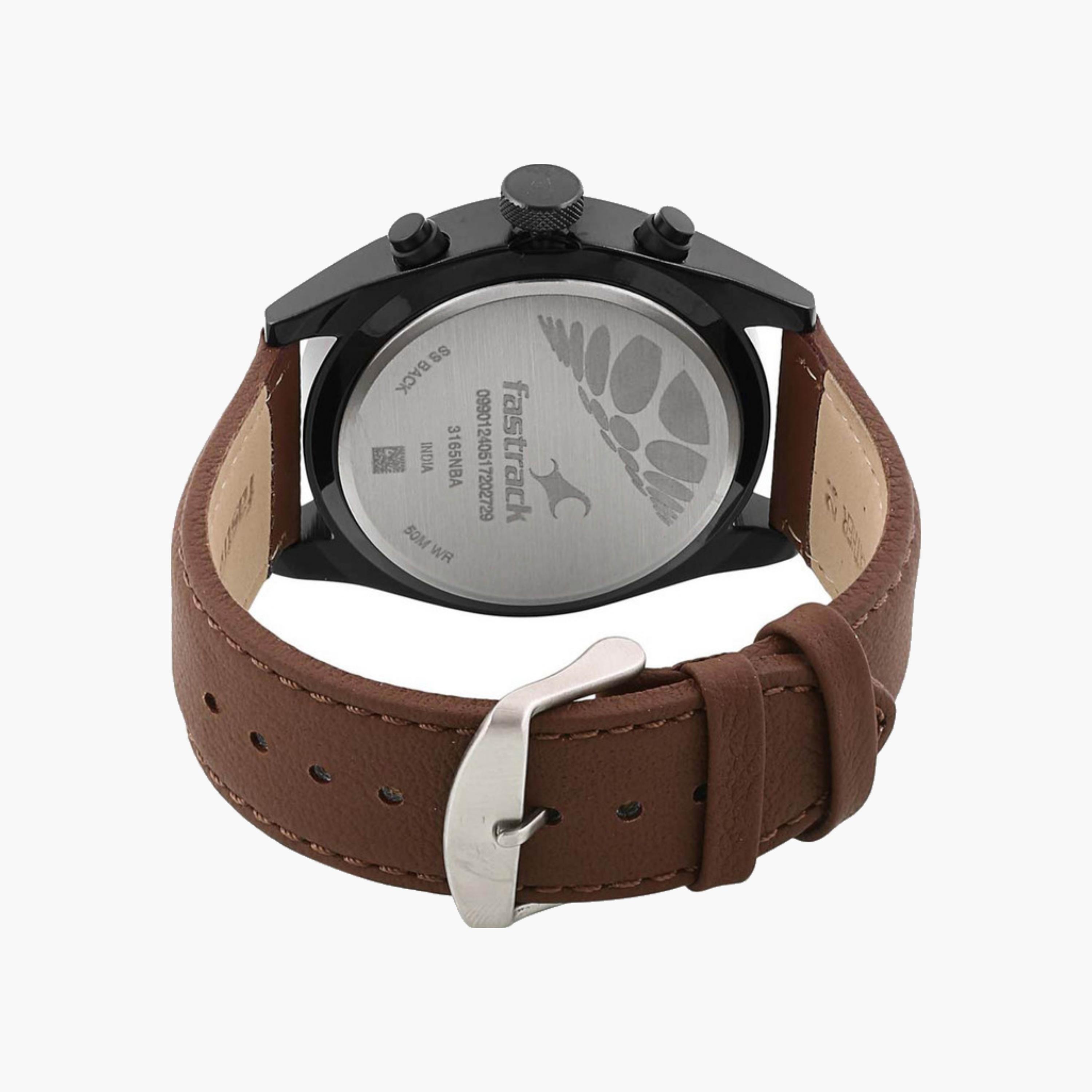 Fastrack Men Analog Watch Leather Strap-men-watchesandjewellery-watches-image-2