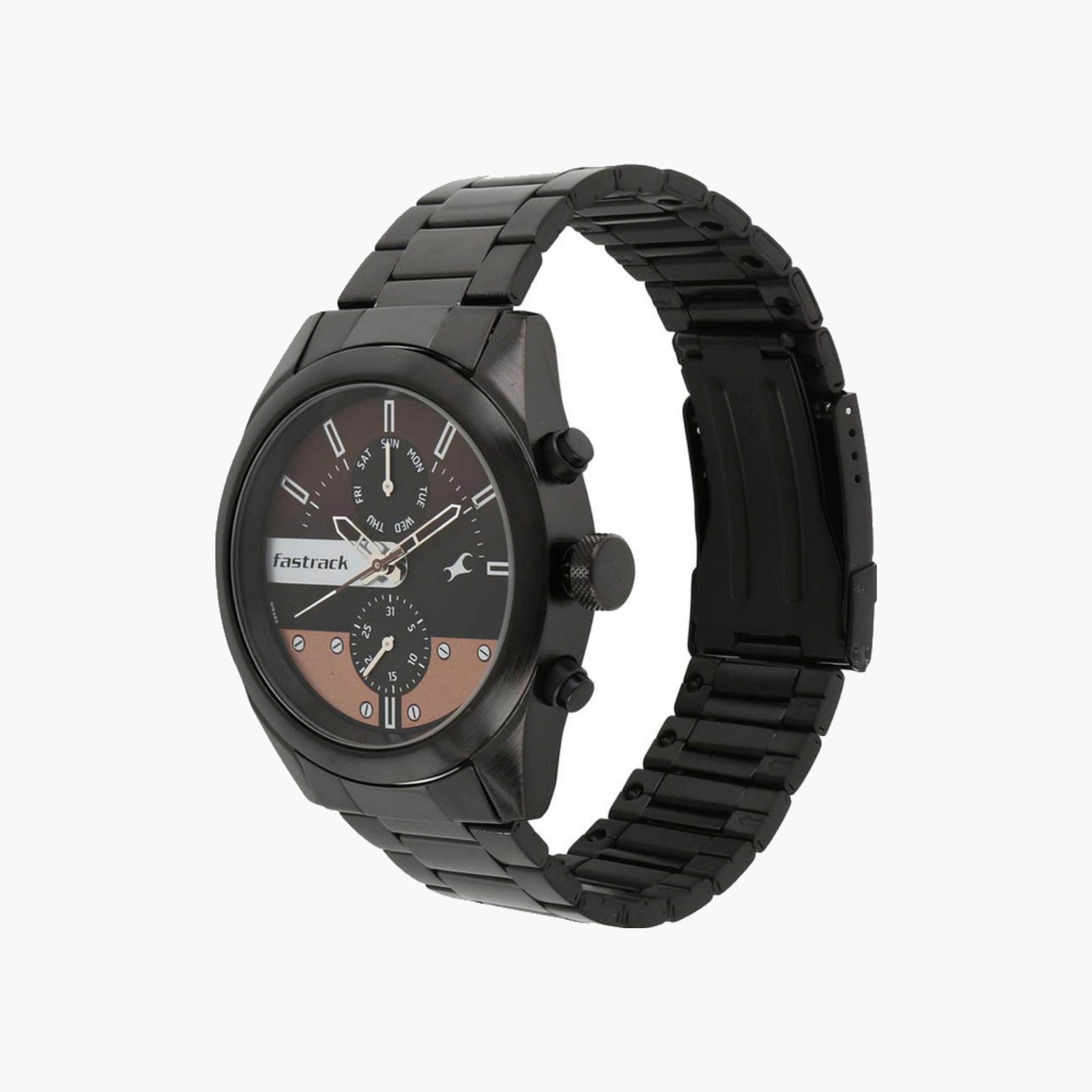 Black Chronograph Men's Watch-men-watchesandjewellery-watches-image-4