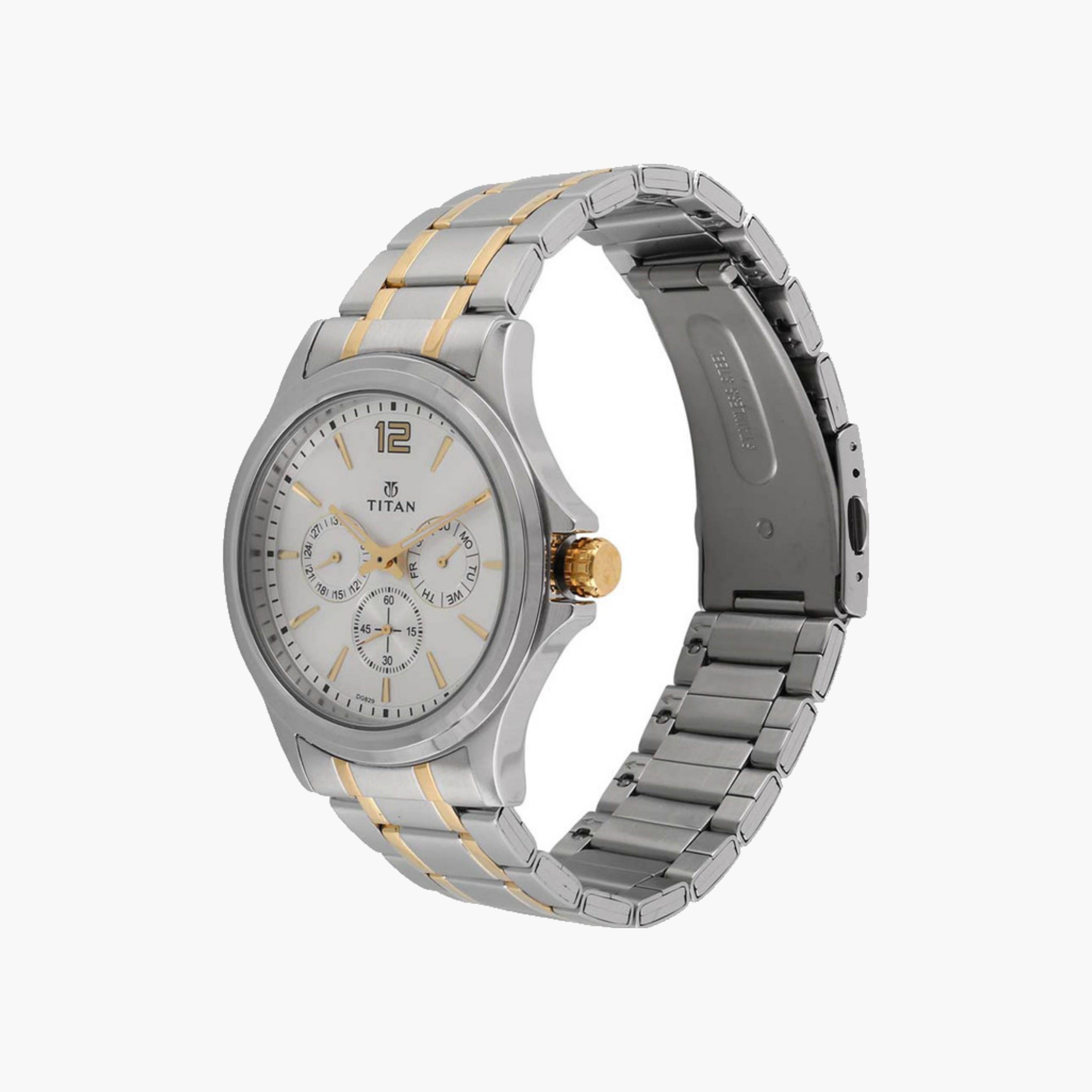 Two-Tone Stainless Steel Watch-men-watchesandjewellery-watches-image-2
