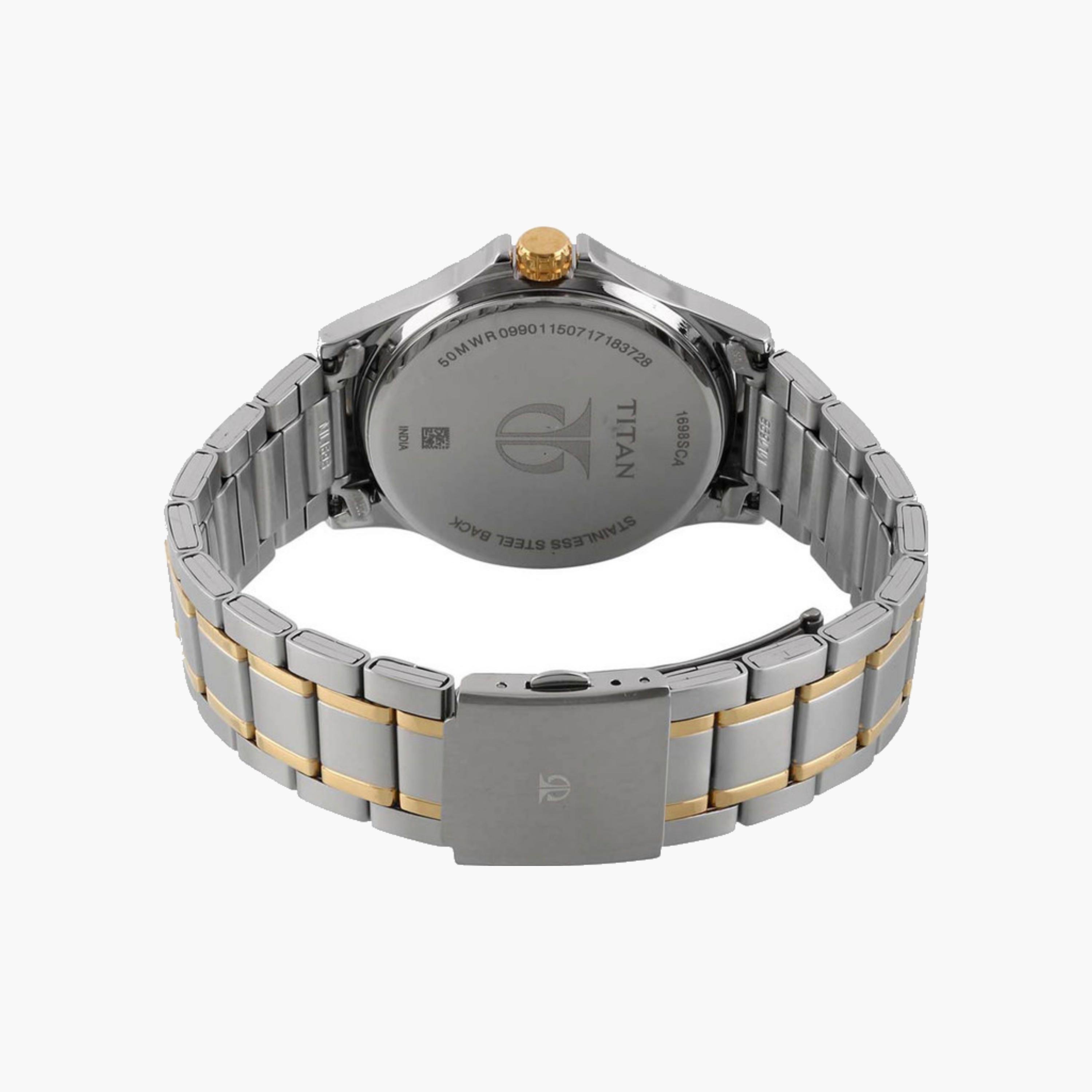 Two-Tone Stainless Steel Watch-men-watchesandjewellery-watches-image-4